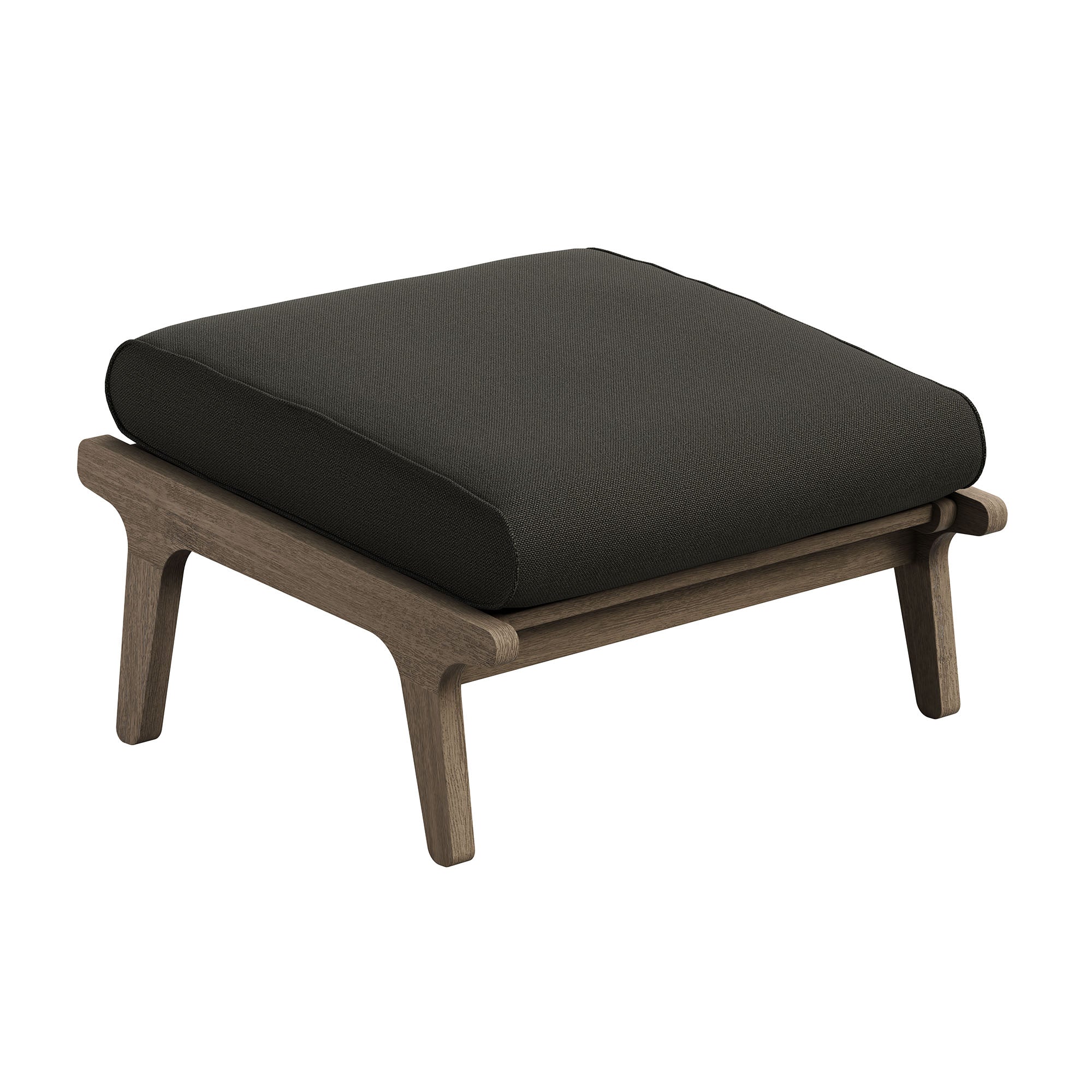 Modway EEI-7250 Saratoga Outdoor Patio Teak Ottoman