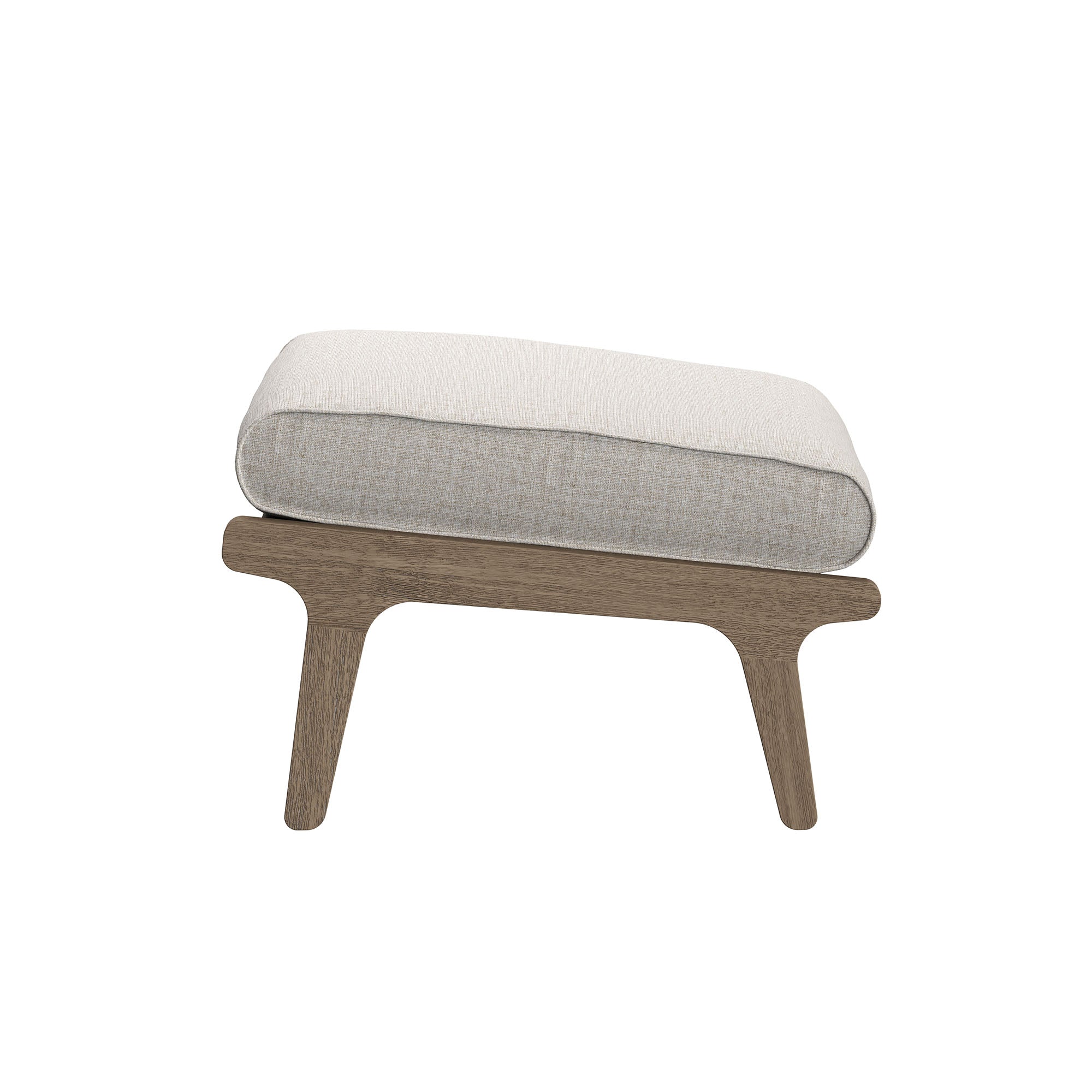 Modway EEI-7250 Saratoga Outdoor Patio Teak Ottoman