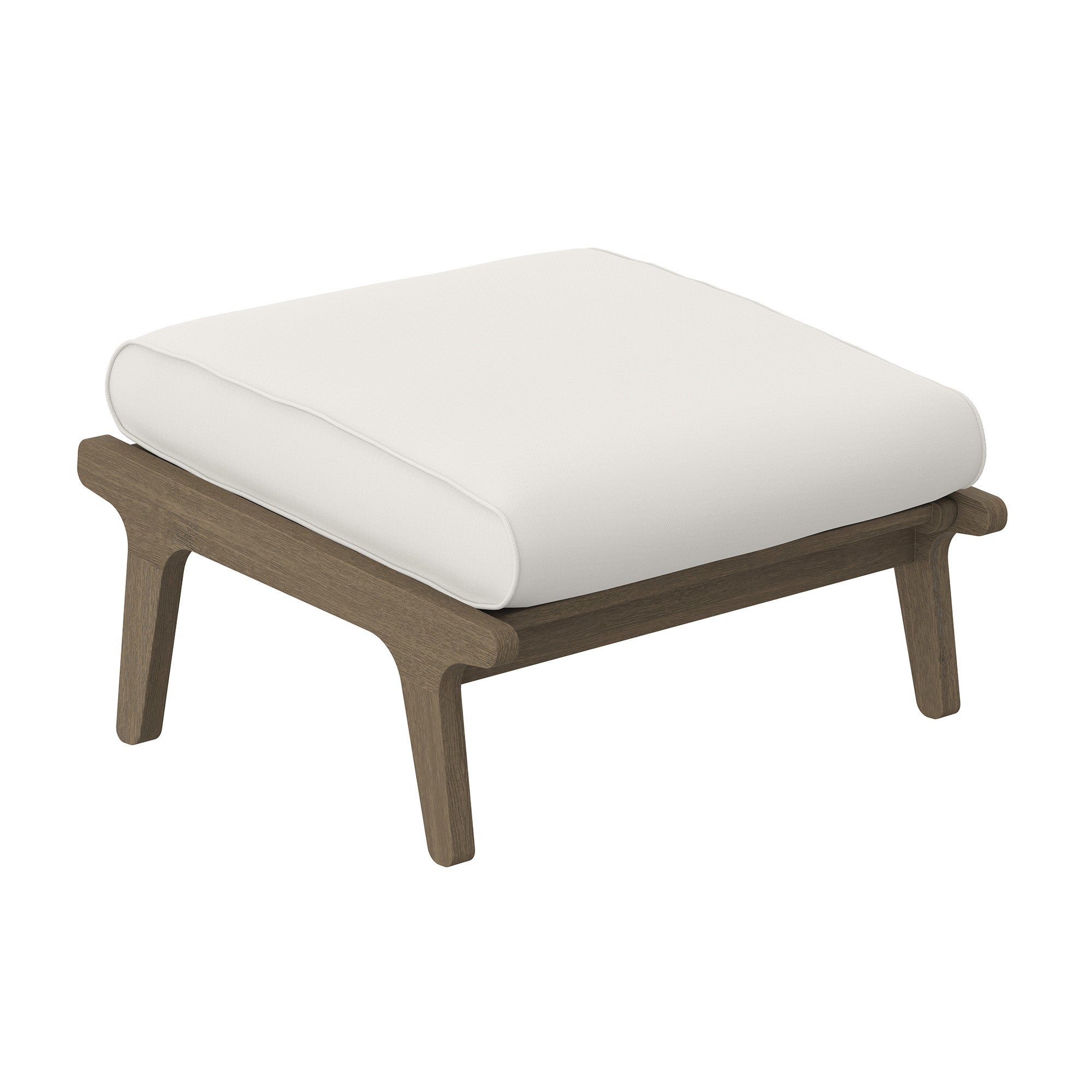 Modway Saratoga Outdoor Patio Teak Ottoman