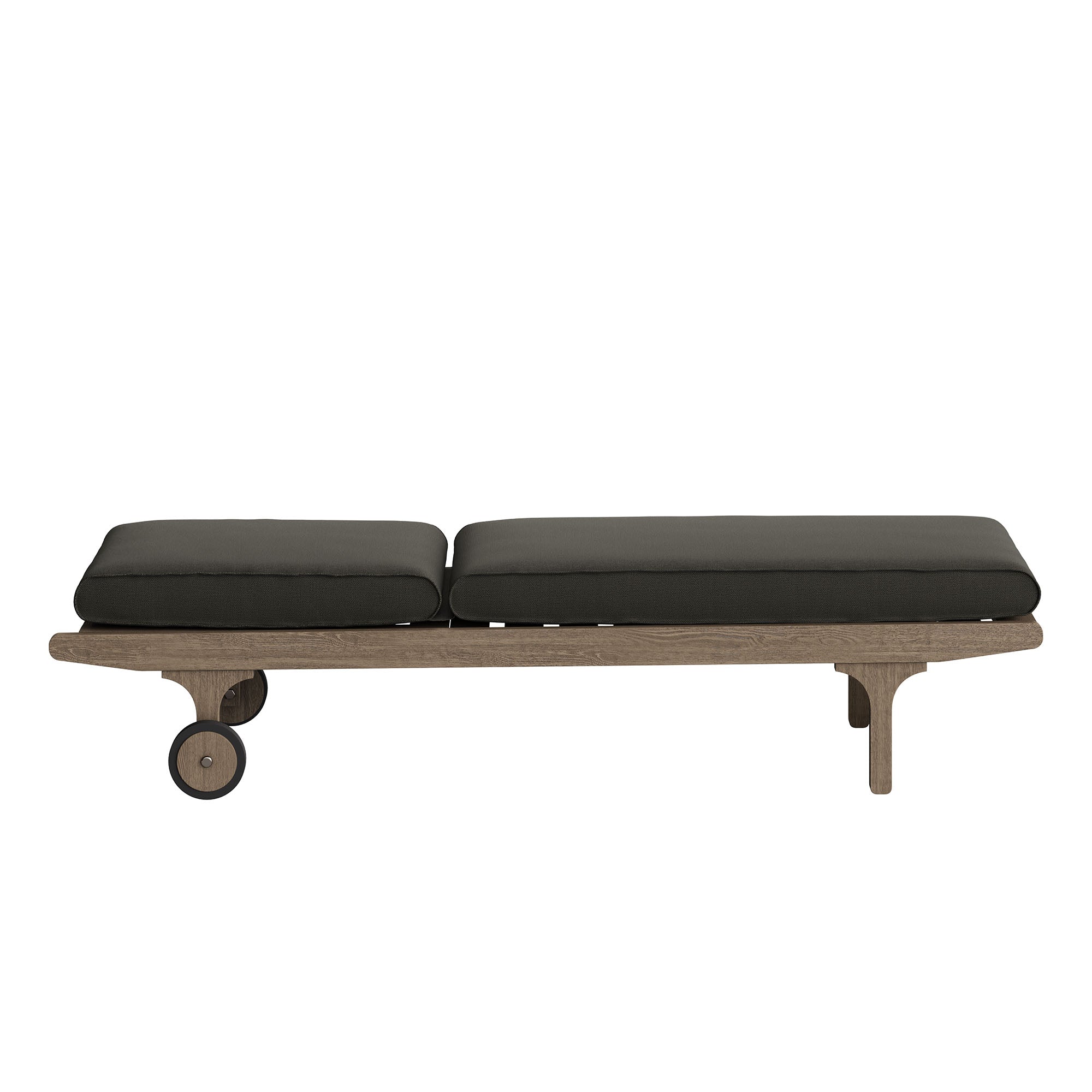 Modway EEI-7251 Saratoga Outdoor Patio Teak Chaise Lounge Chair