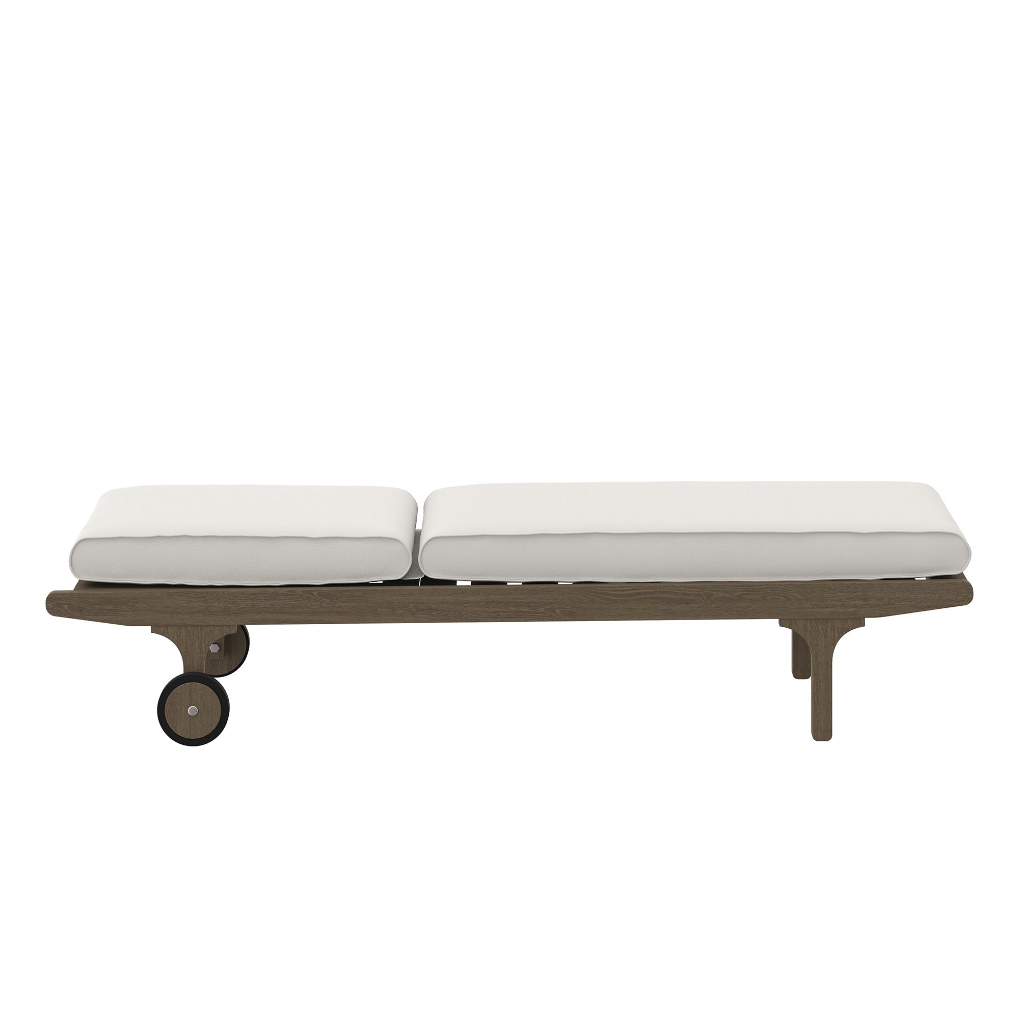 Modway Saratoga Outdoor Patio Teak Chaise Lounge Chair