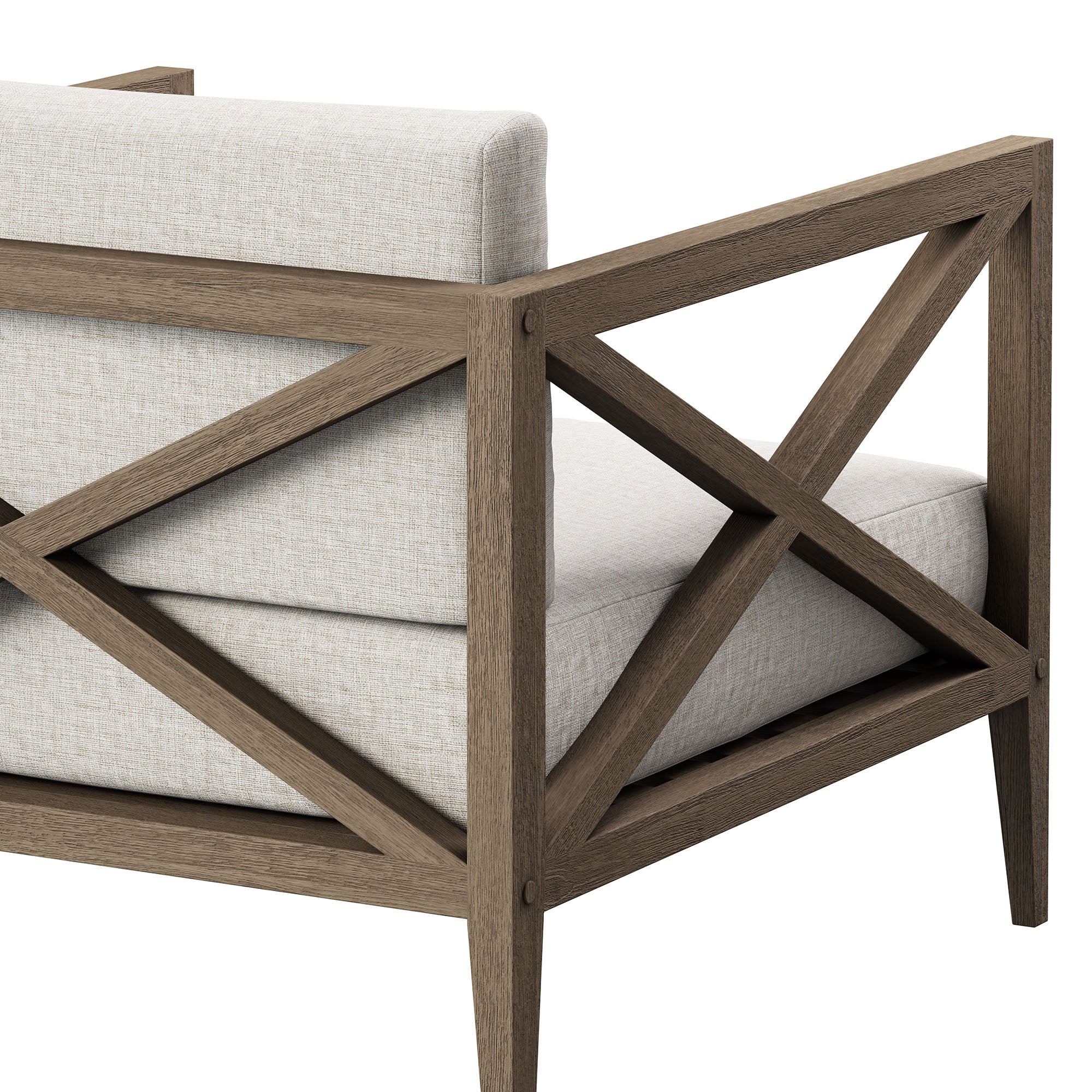 Modway EEI-7252 Northlake Outdoor Patio Teak Armchair