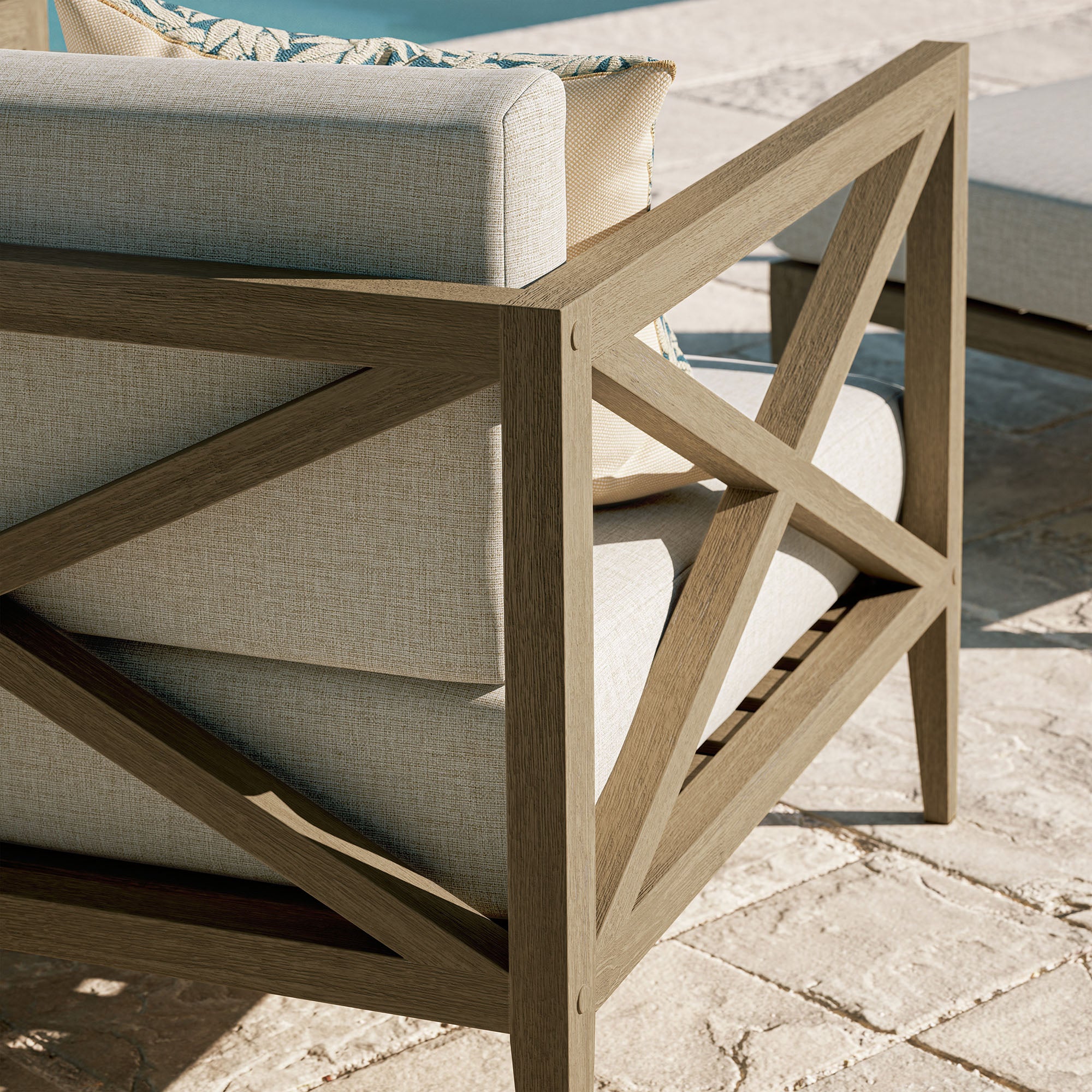 Modway EEI-7252 Northlake Outdoor Patio Teak Armchair