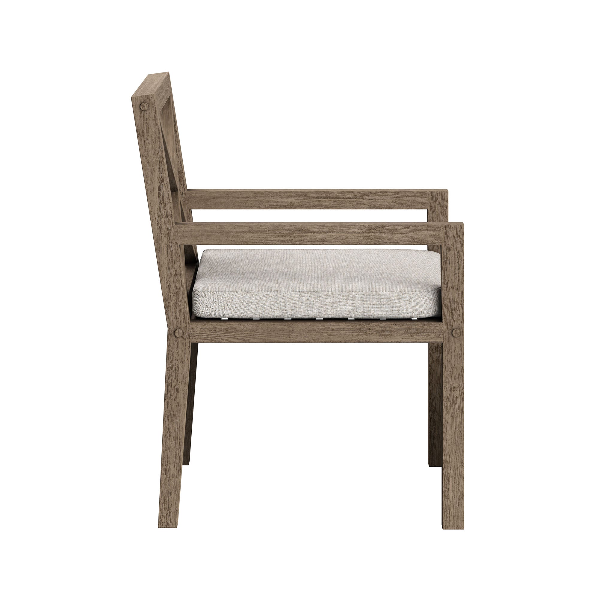 Modway EEI-7445 Northlake 7-Piece Outdoor Patio Teak Wood Dining Set