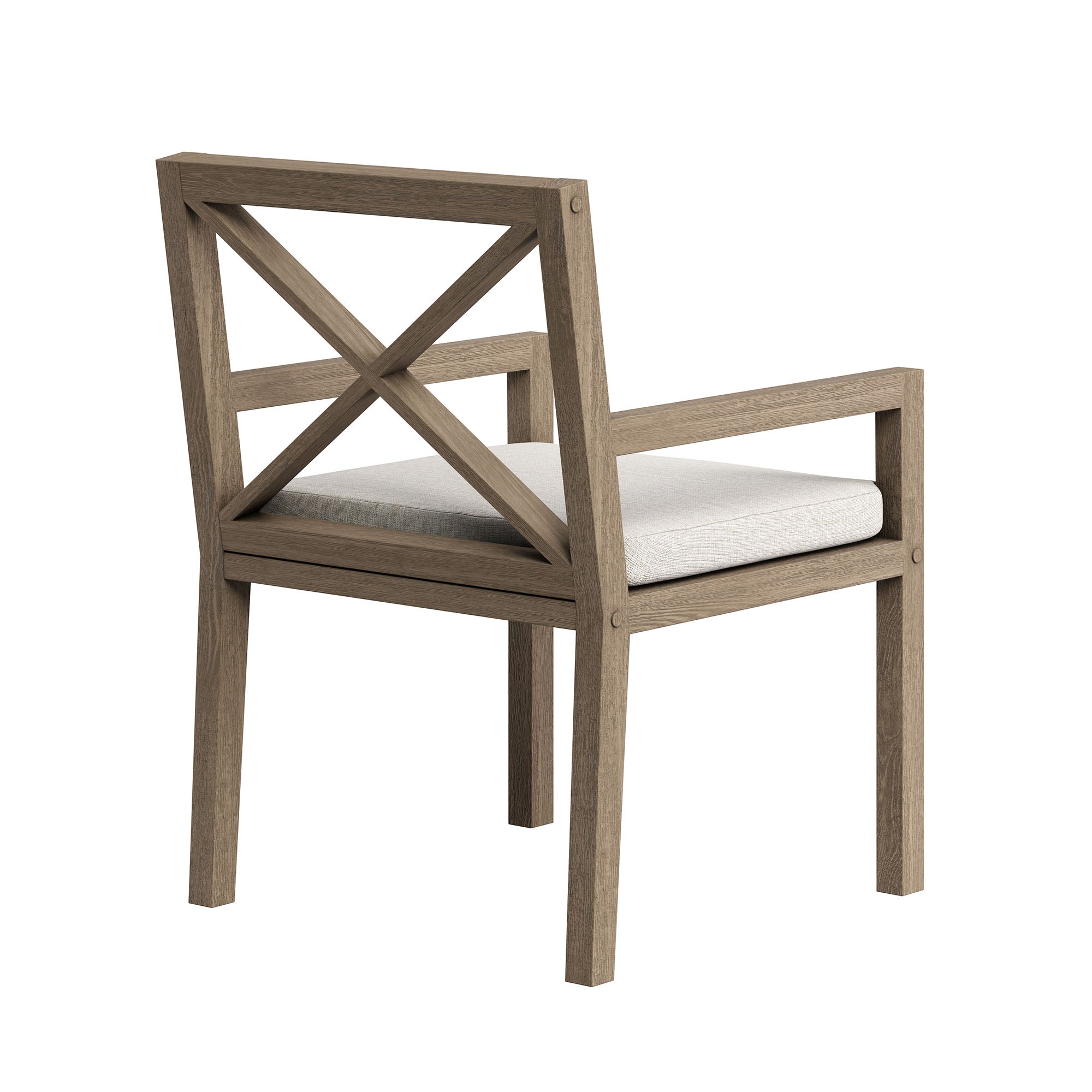 Modway EEI-7445 Northlake 7-Piece Outdoor Patio Teak Wood Dining Set