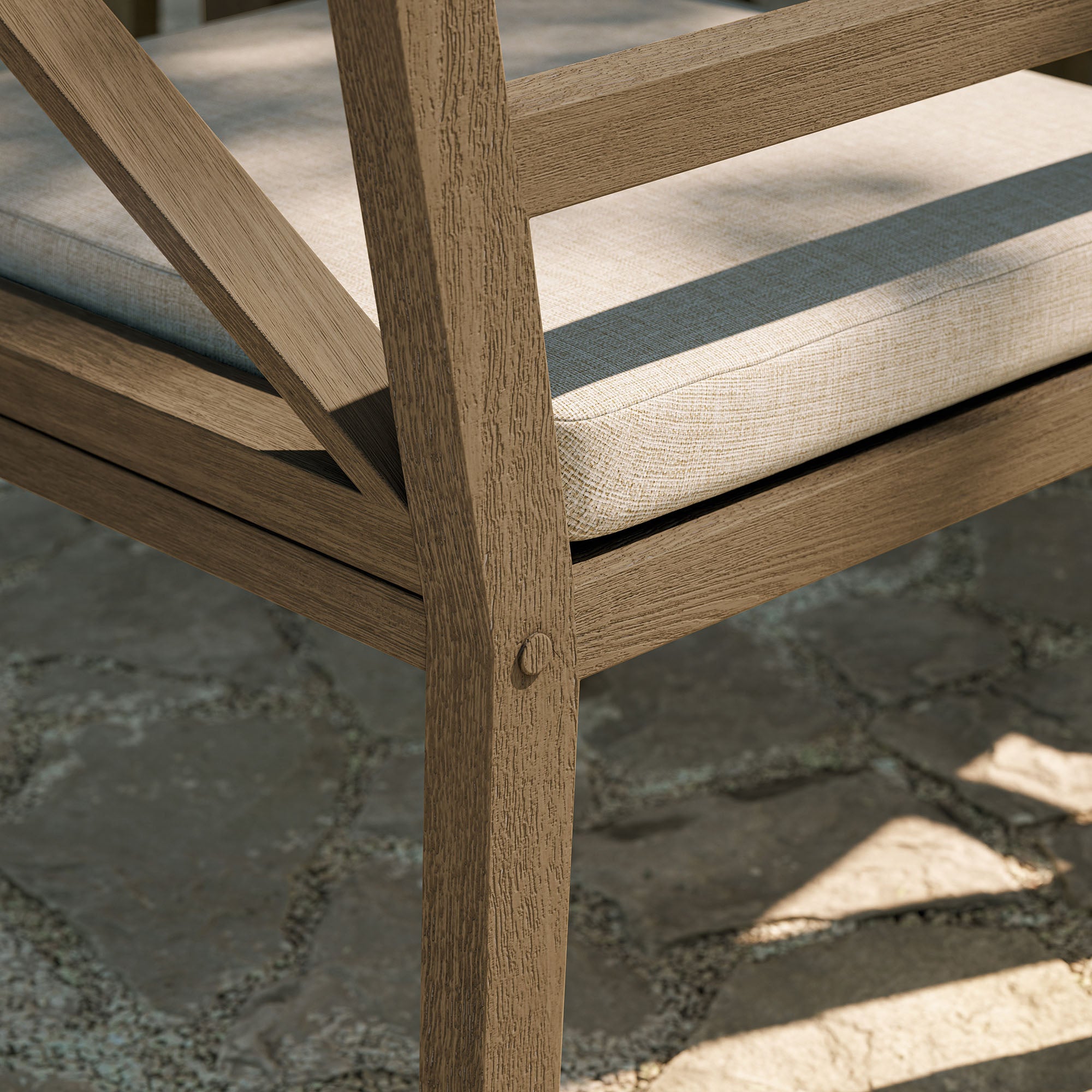 Modway EEI-7253 Northlake Outdoor Patio Teak Dining Armchair