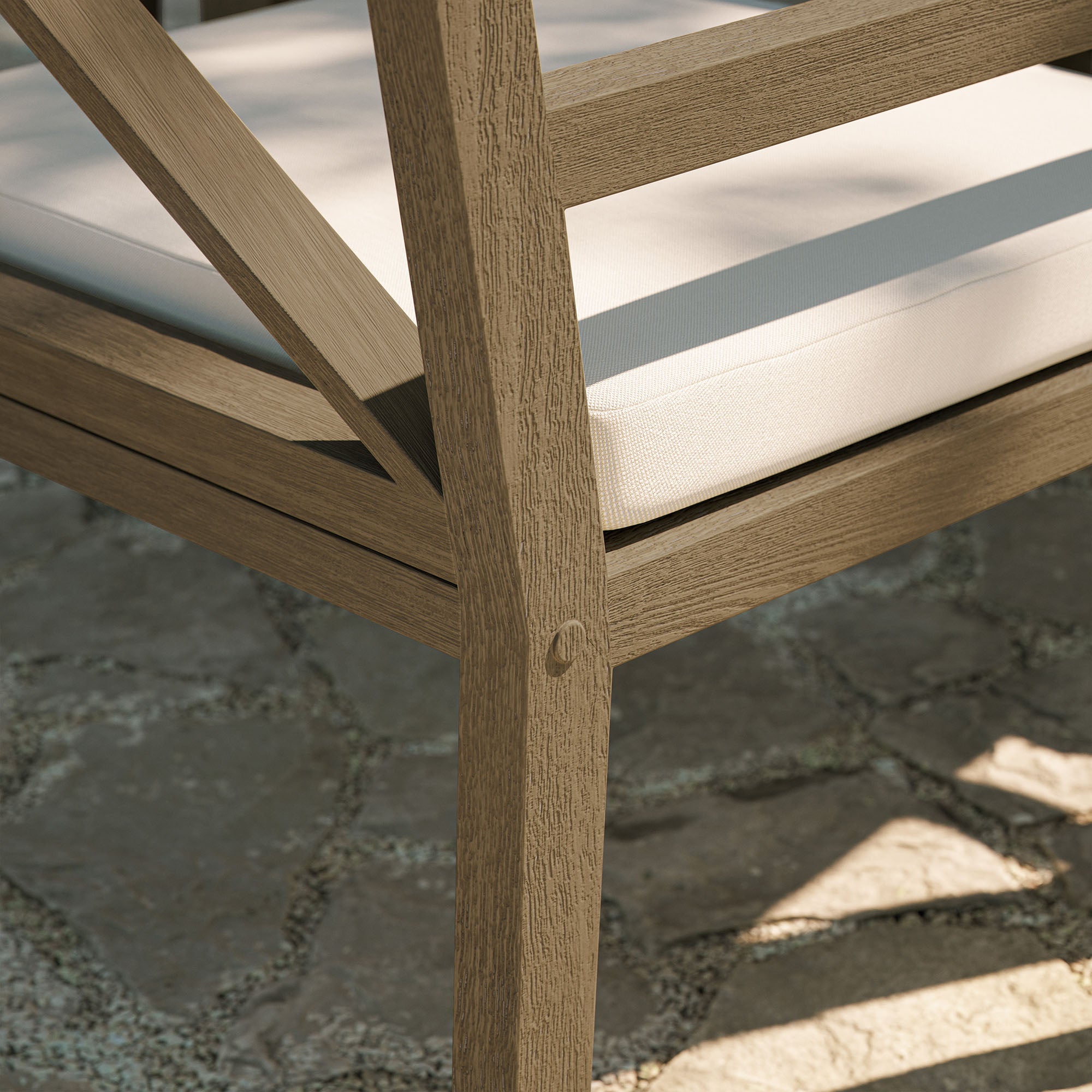 Modway Northlake Outdoor Patio Teak Dining Armchair