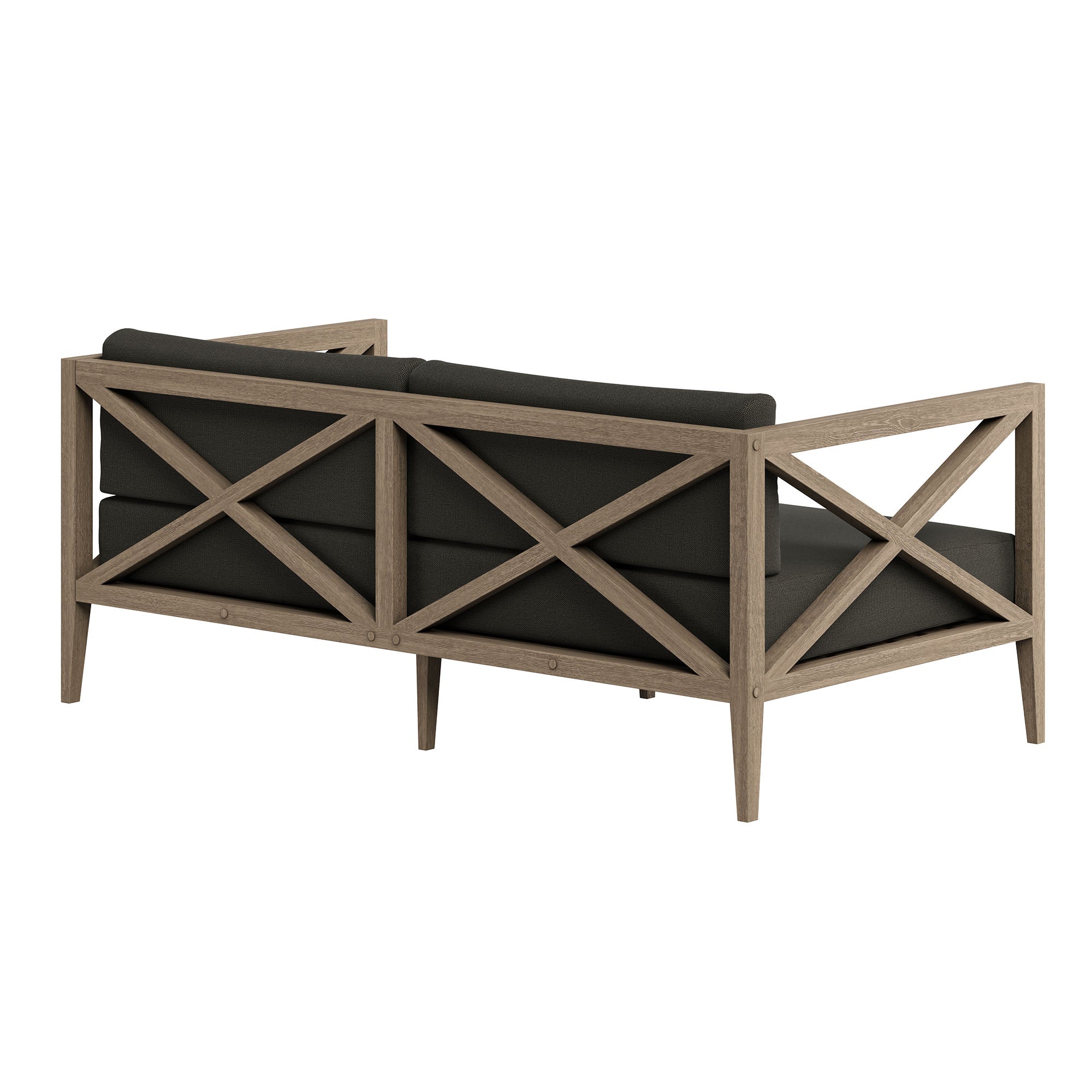 Modway EEI-7254 Northlake Outdoor Patio Teak Loveseat