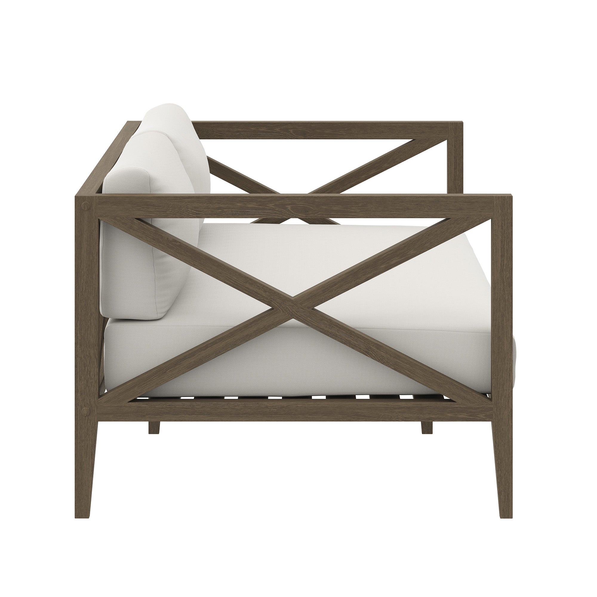 Modway Northlake Outdoor Patio Teak Loveseat