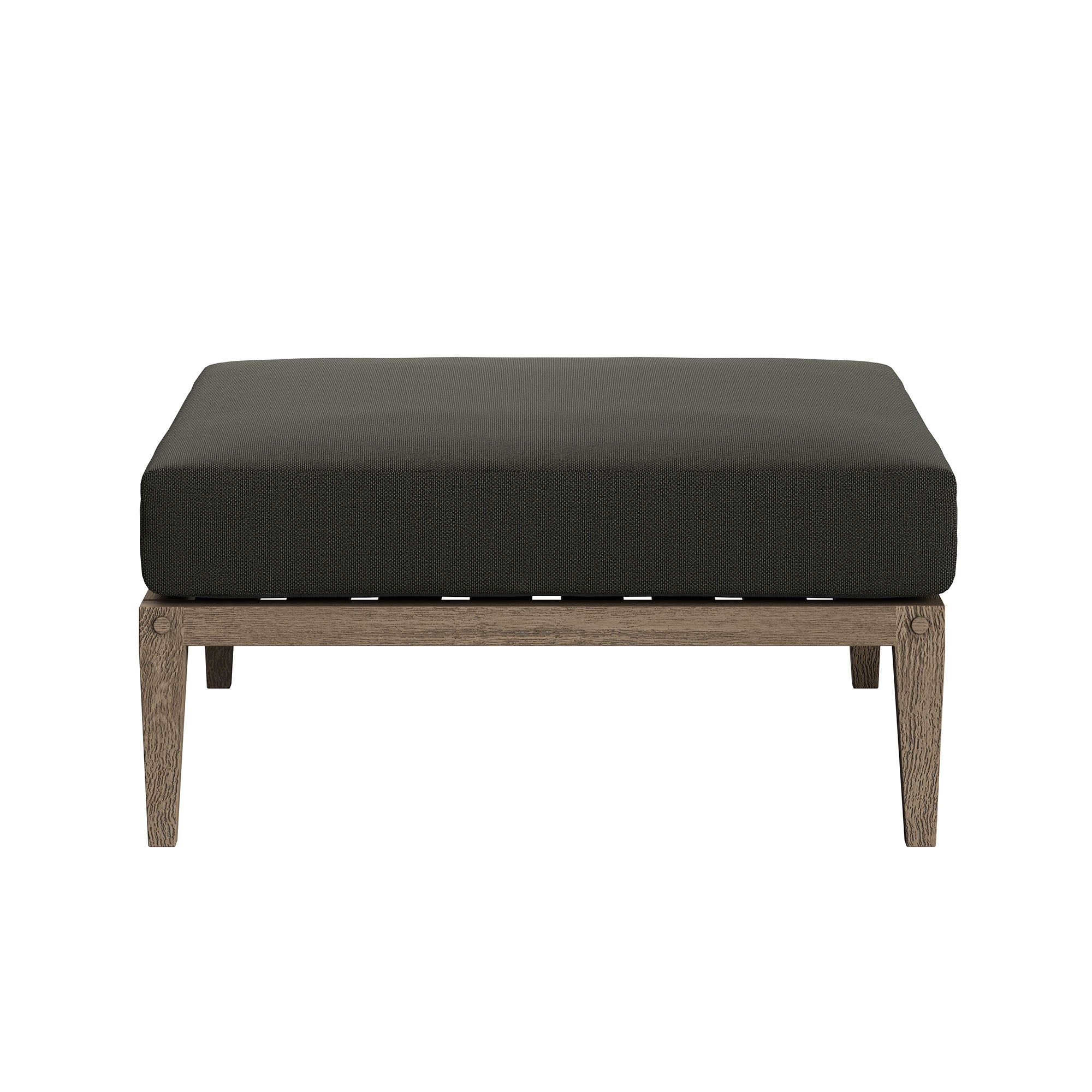 Modway EEI-7273 Northlake Outdoor Patio Teak Wood Loveseat and Ottoman Set