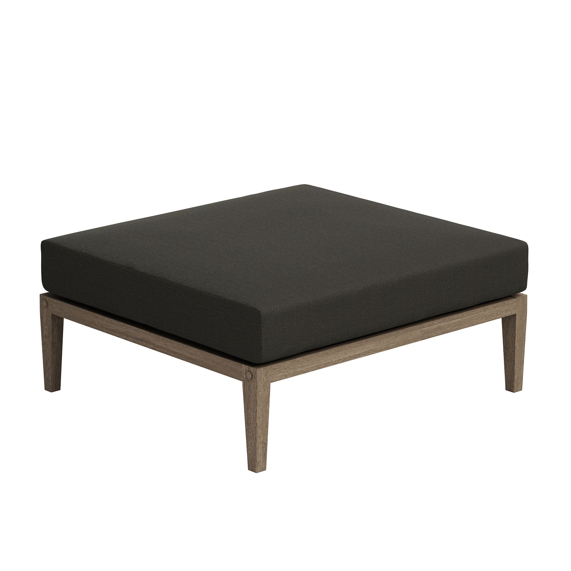 Modway EEI-7273 Northlake Outdoor Patio Teak Wood Loveseat and Ottoman Set