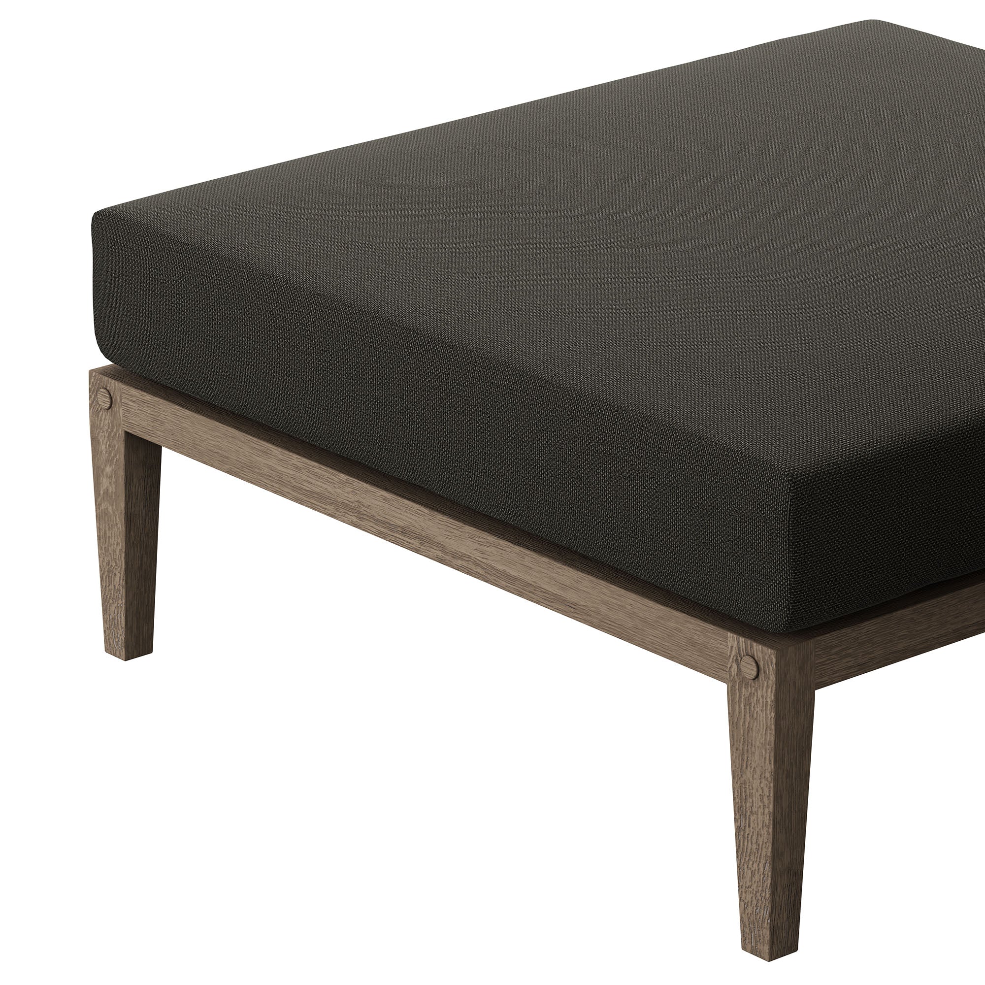 Modway EEI-7255 Northlake Outdoor Patio Teak Ottoman