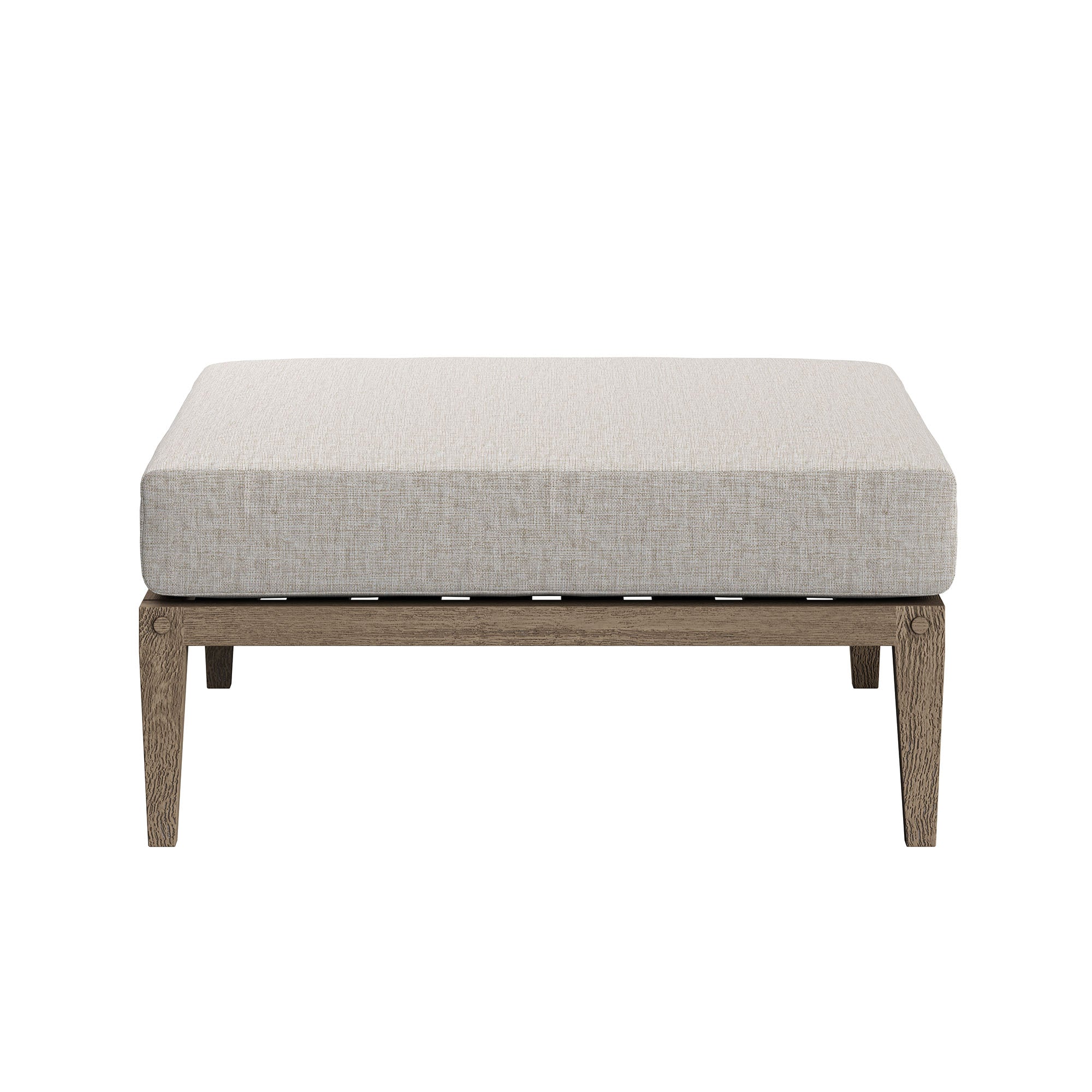 Modway EEI-7273 Northlake Outdoor Patio Teak Wood Loveseat and Ottoman Set
