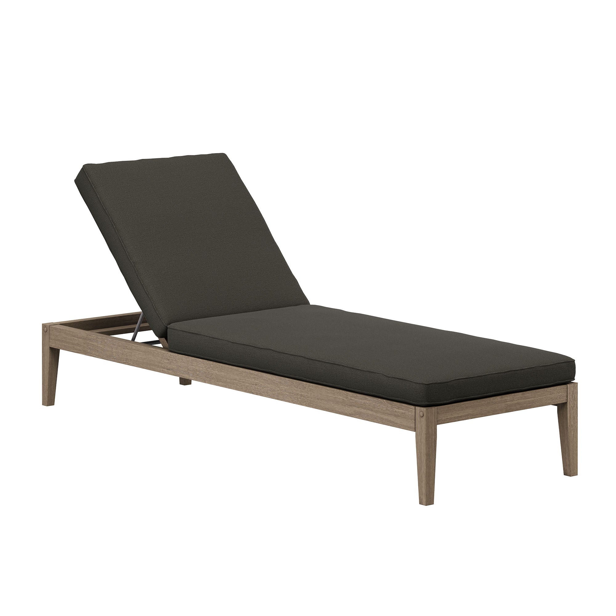 Modway EEI-7256 Northlake Outdoor Patio Teak Chaise Lounge