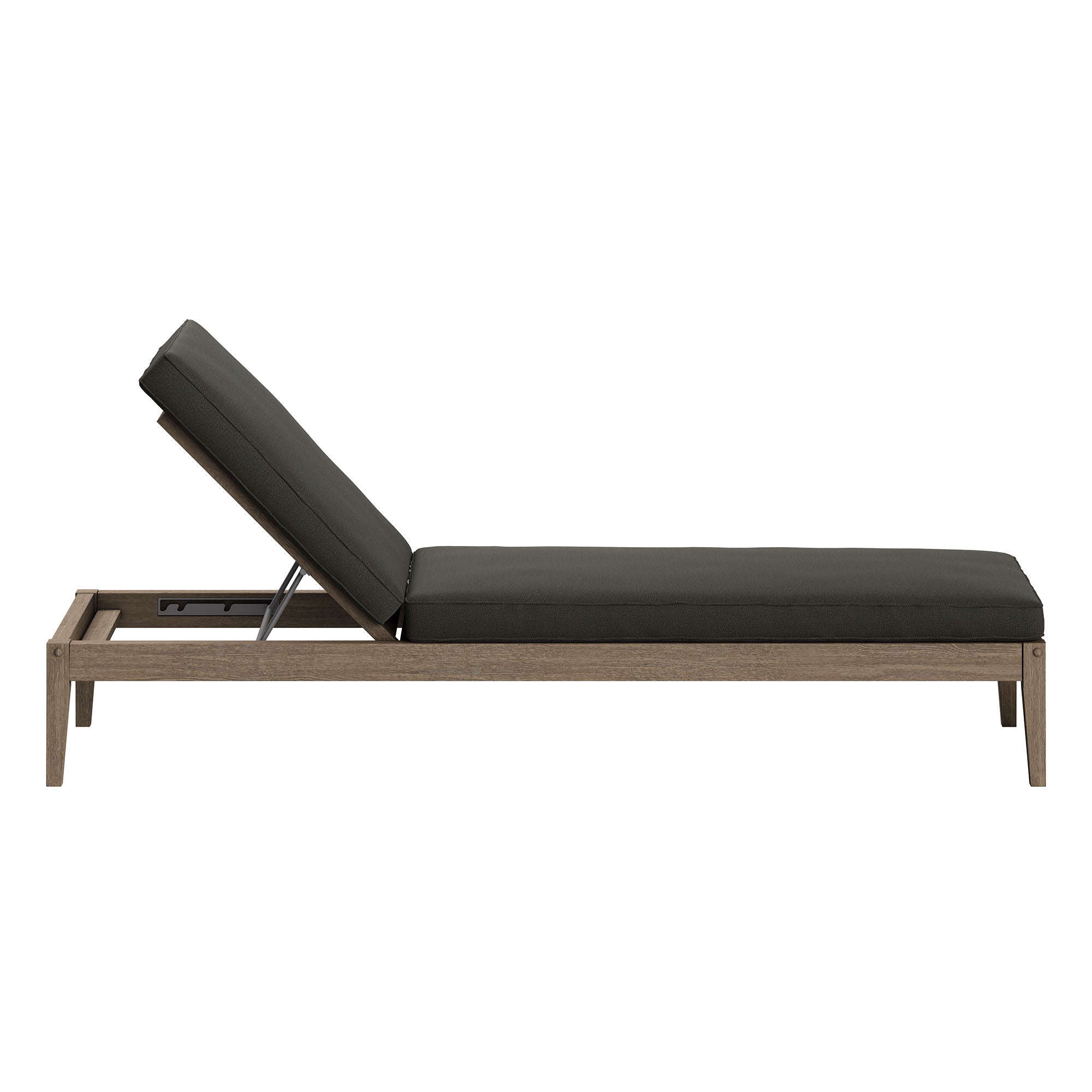 Modway EEI-7256 Northlake Outdoor Patio Teak Chaise Lounge