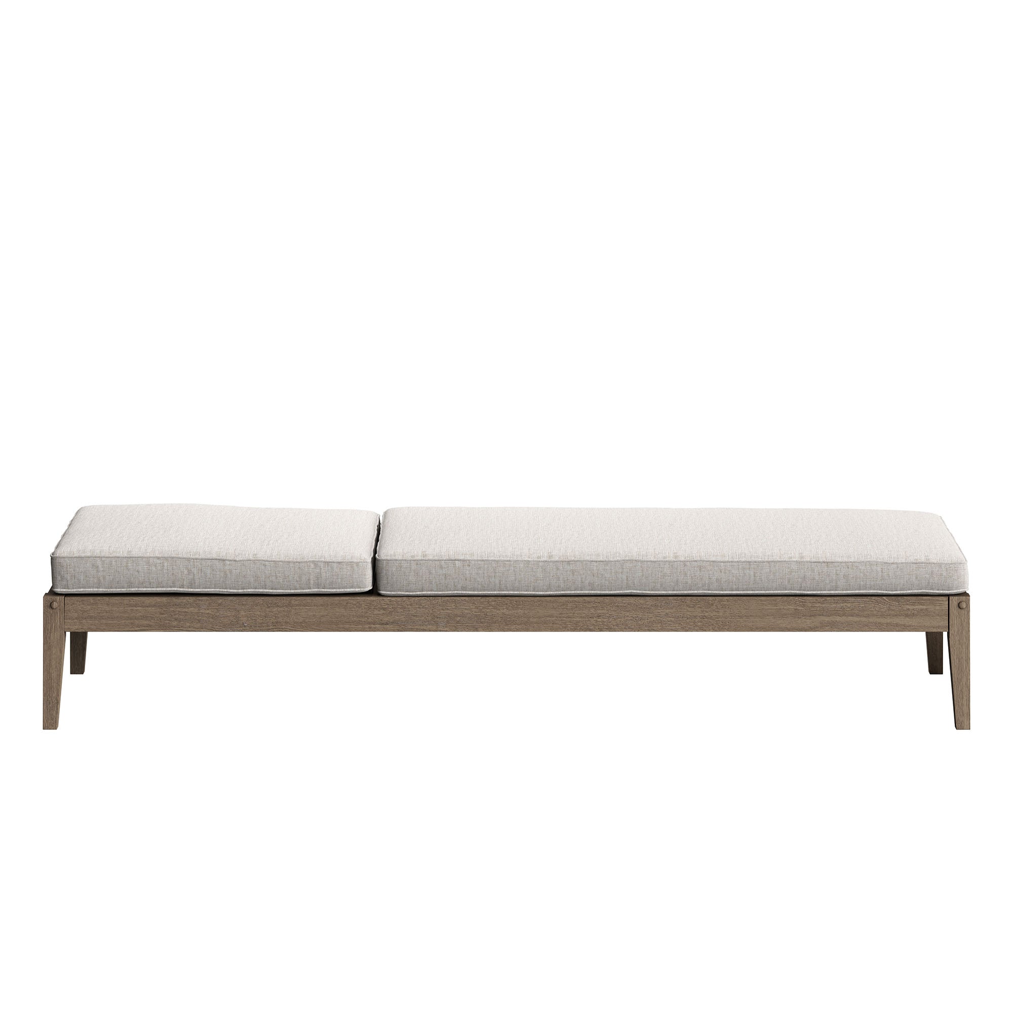 Modway EEI-7256 Northlake Outdoor Patio Teak Chaise Lounge
