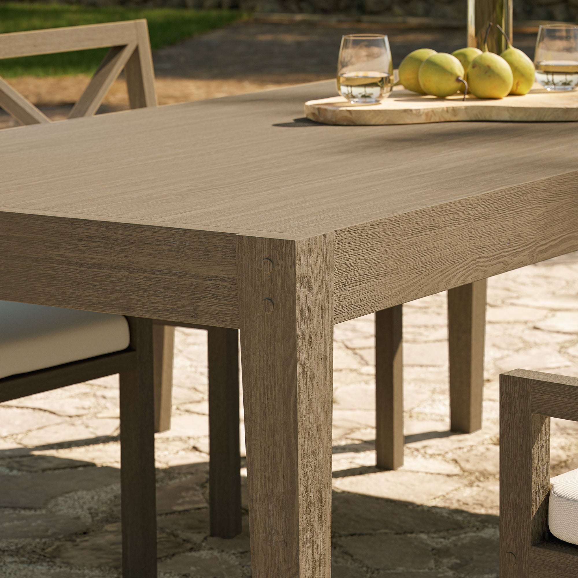 Modway Northlake 83" Rectangular Outdoor Patio Teak Dining Table