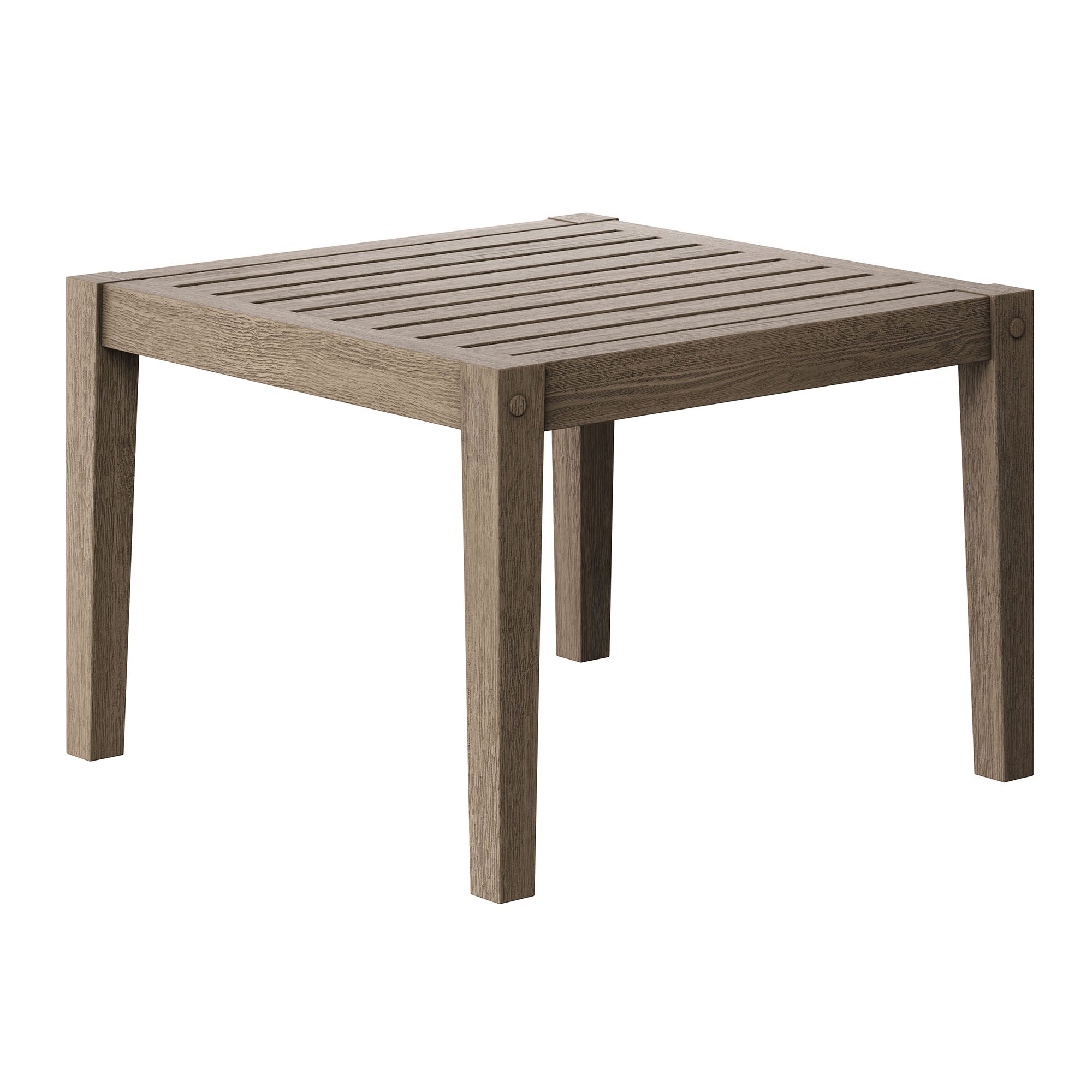 Modway EEI-7275 Northlake 3-Piece Outdoor Patio Teak Wood Furniture Set with Armchair and Side Table