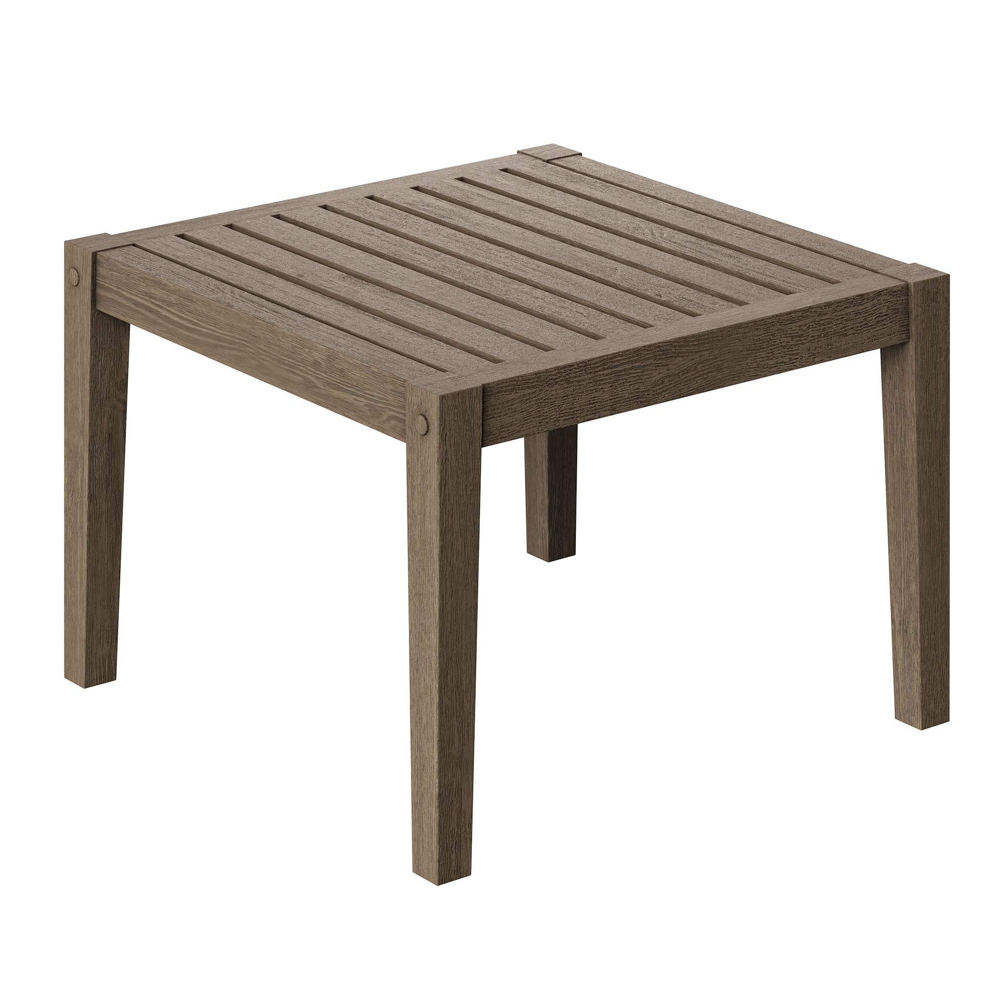 Modway EEI-7276 Northlake 3-Piece Outdoor Patio Teak Wood Furniture Set with Chaise Lounges and Side Table