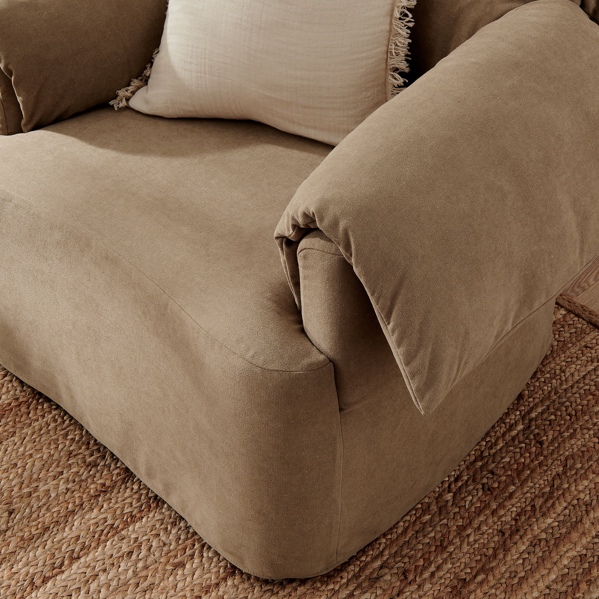 Modway Lark Slipcovered Fabric Oversized Armchair