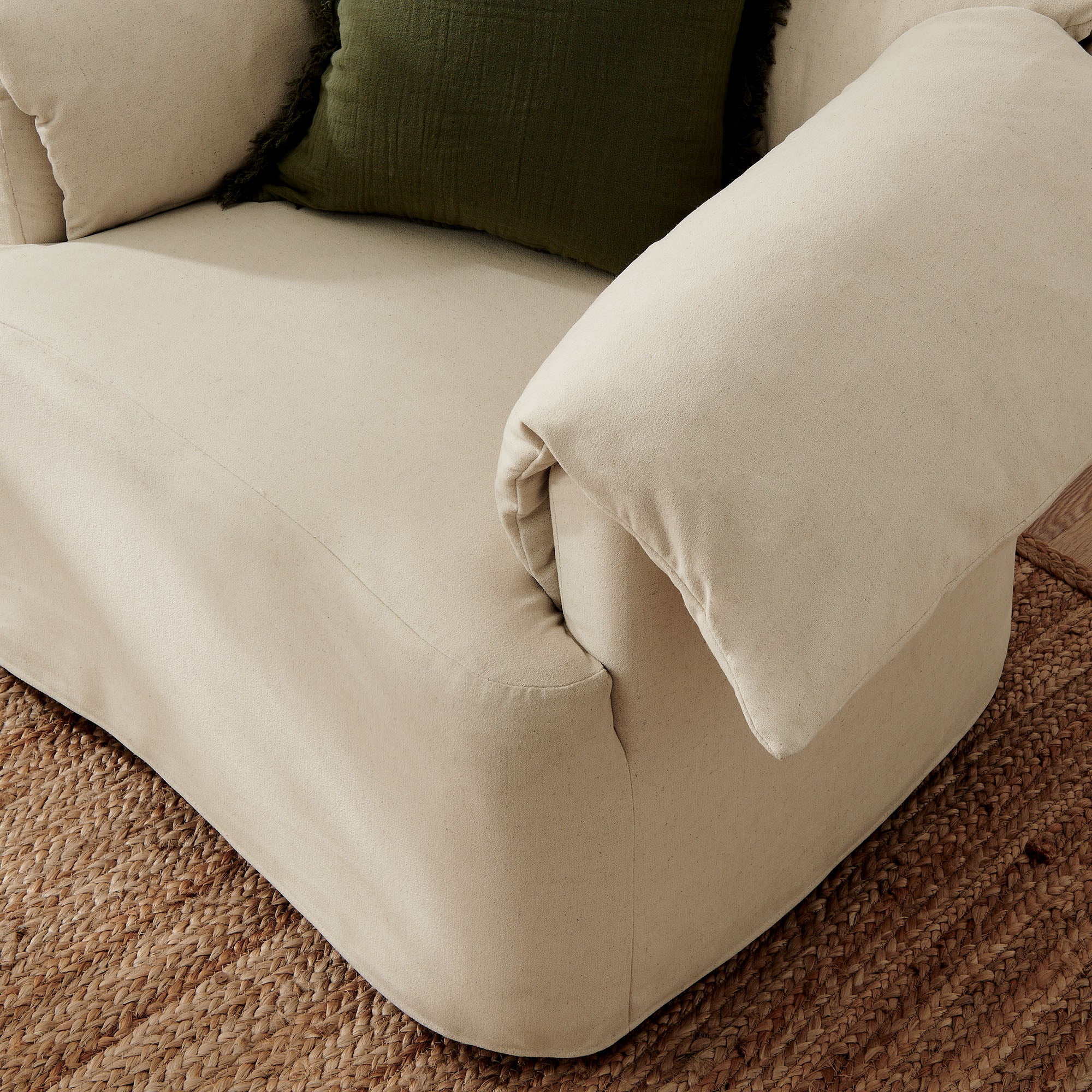 Modway Lark Slipcovered Fabric Oversized Armchair