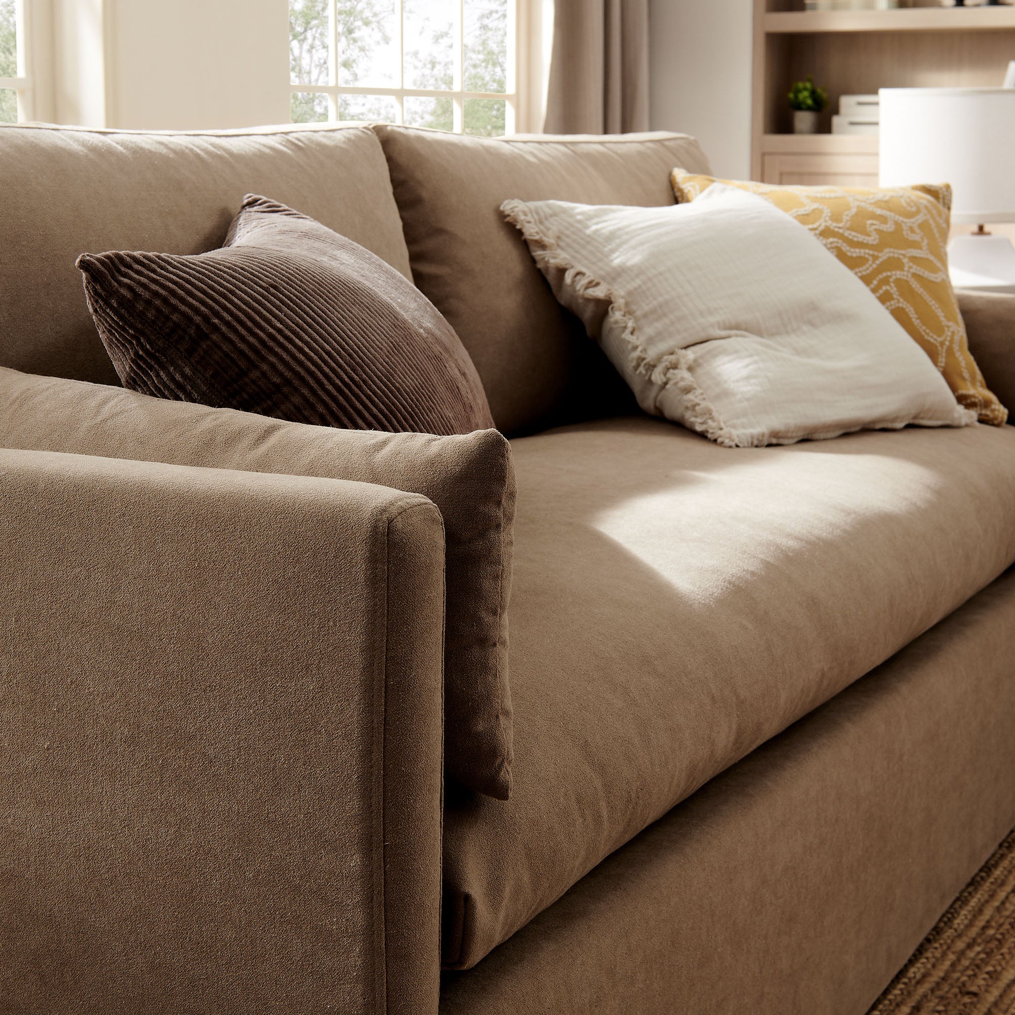 Modway Wellfleet 85" Slipcovered Fabric Sofa
