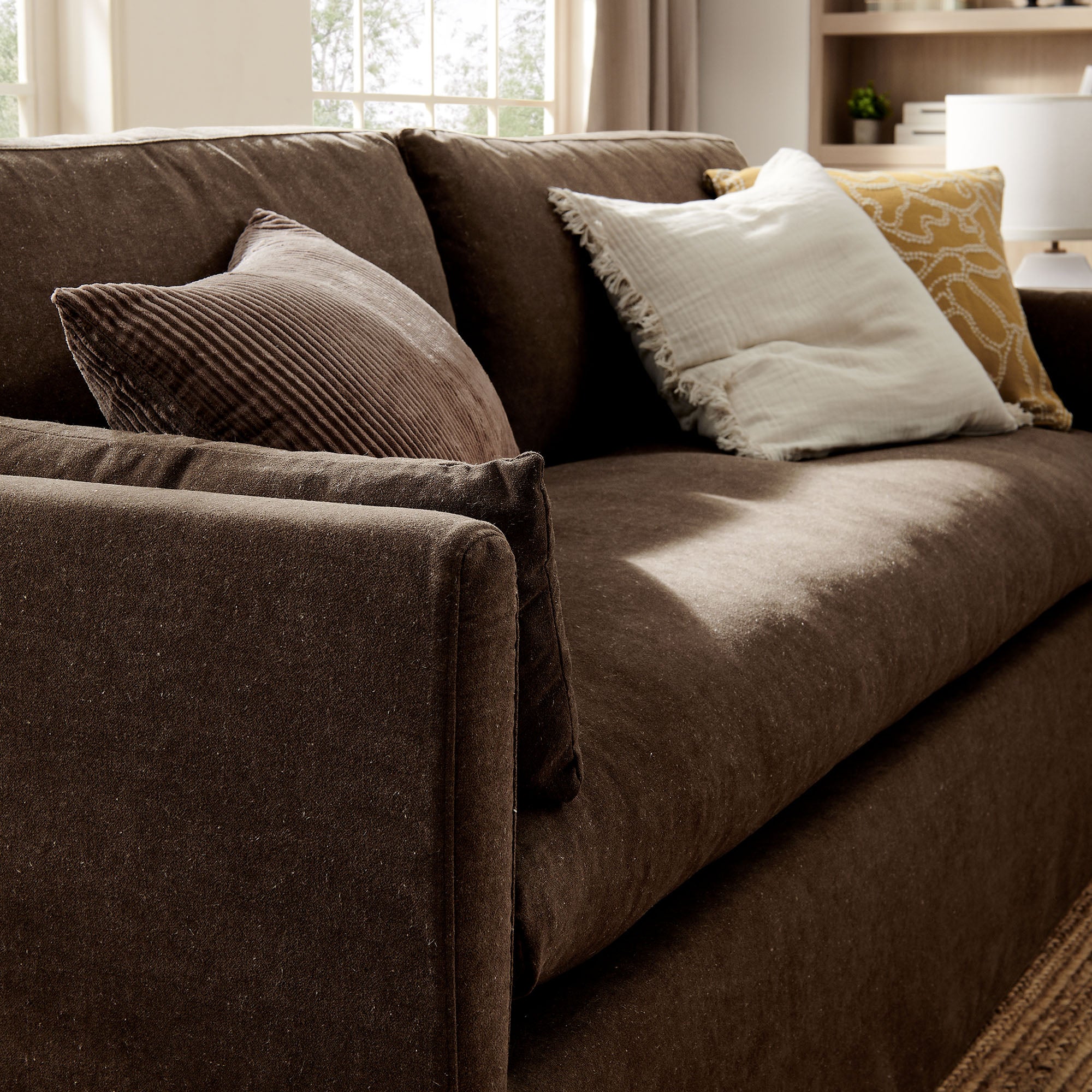 Modway Wellfleet 85" Slipcovered Fabric Sofa