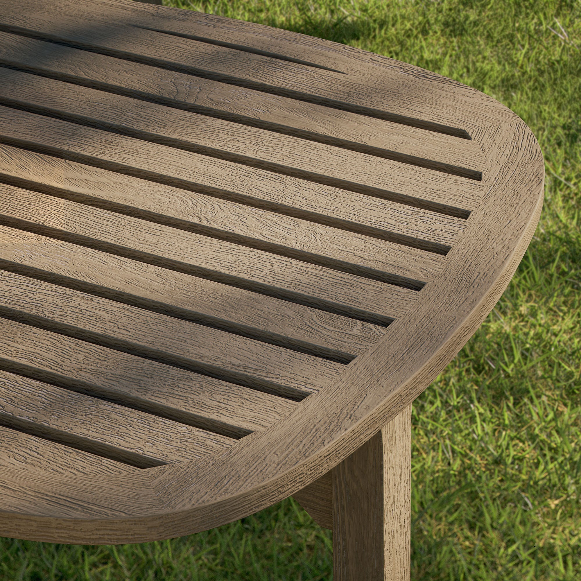 Modway Saratoga Square Outdoor Patio Teak Wood Side Table