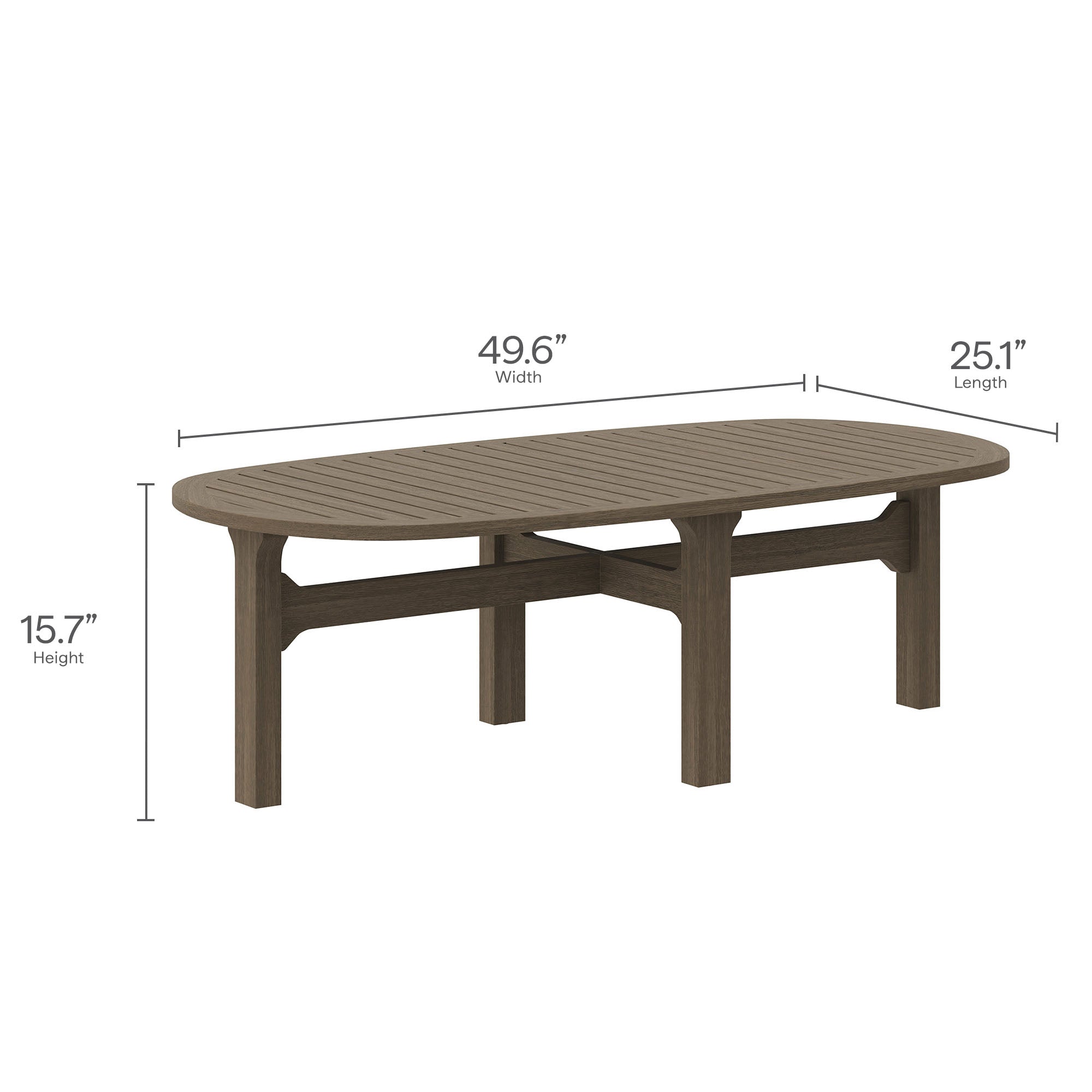 Modway Saratoga 5-Piece Outdoor Patio Teak Wood Furniture Set