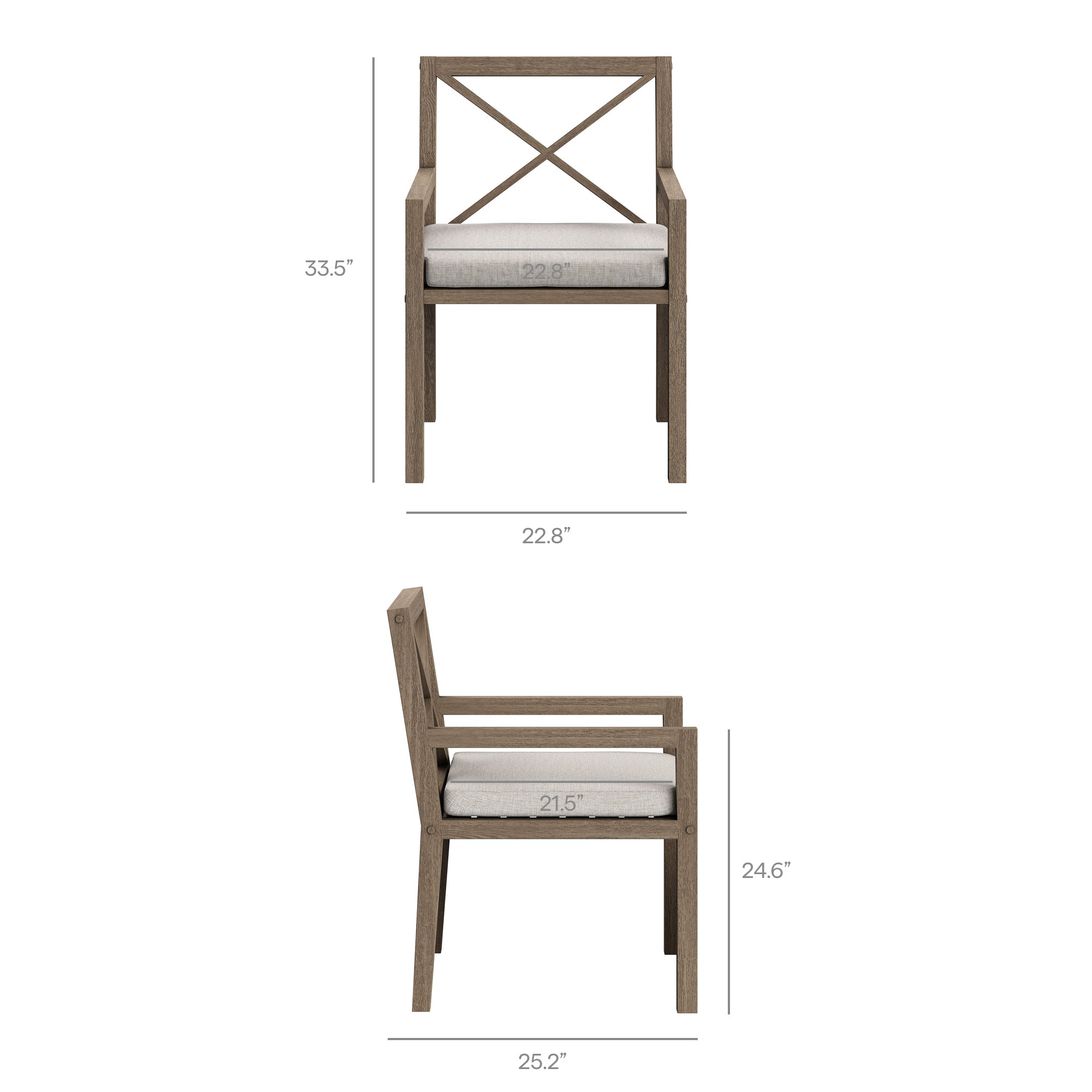 Modway EEI-7271 Northlake 9-Piece Outdoor Patio Teak Wood Dining Set