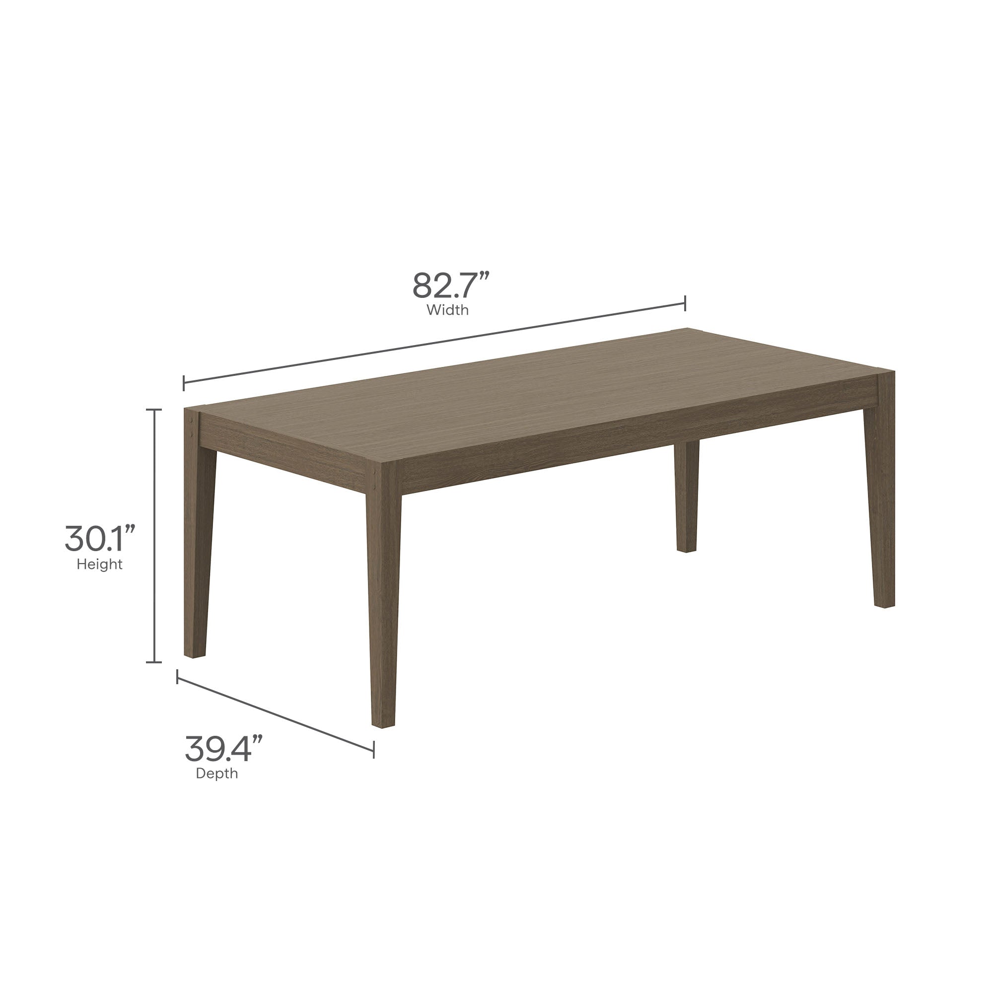 Modway Northlake 9-Piece Outdoor Patio Teak Wood Dining Set