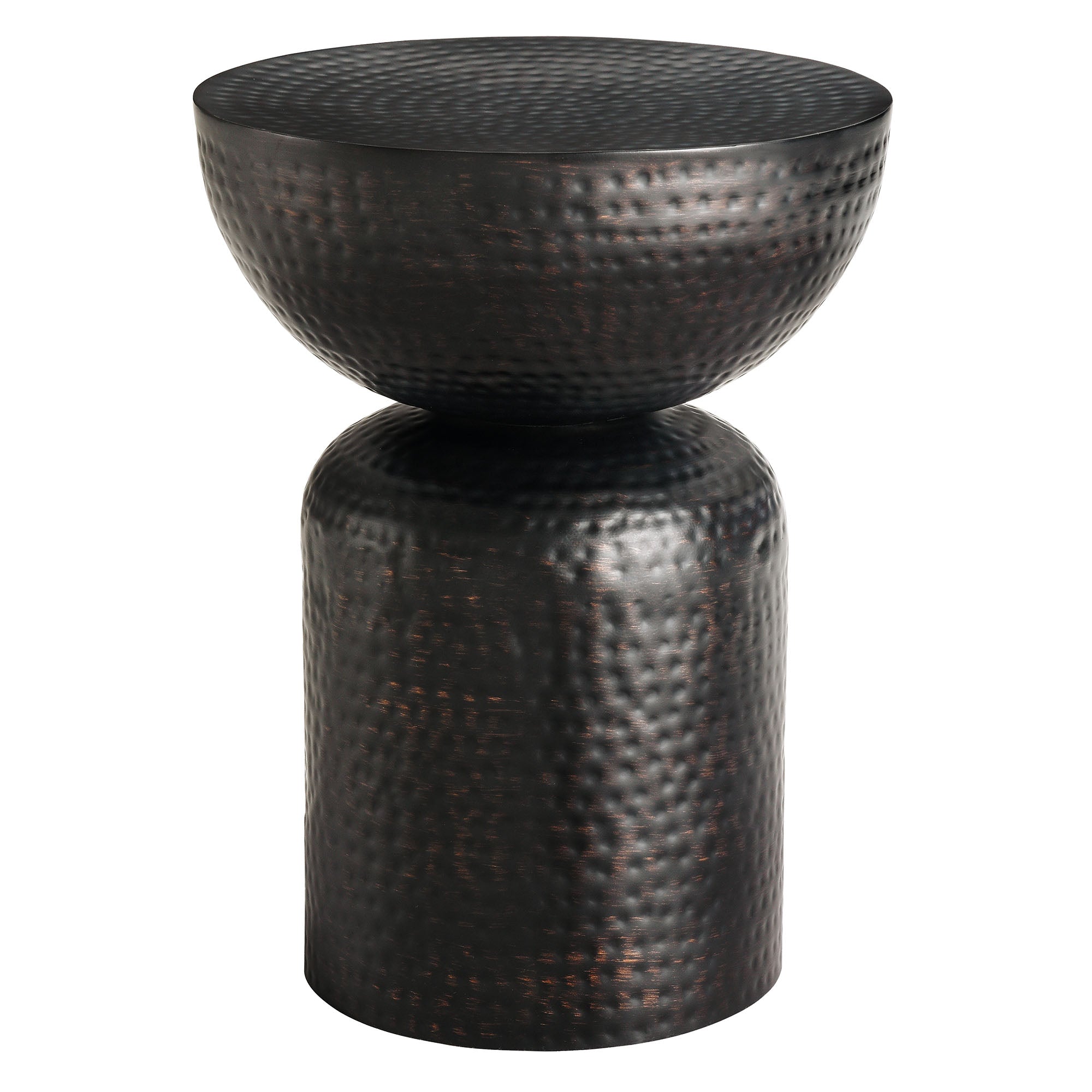 Modway Mella Metal Hammered Side Table