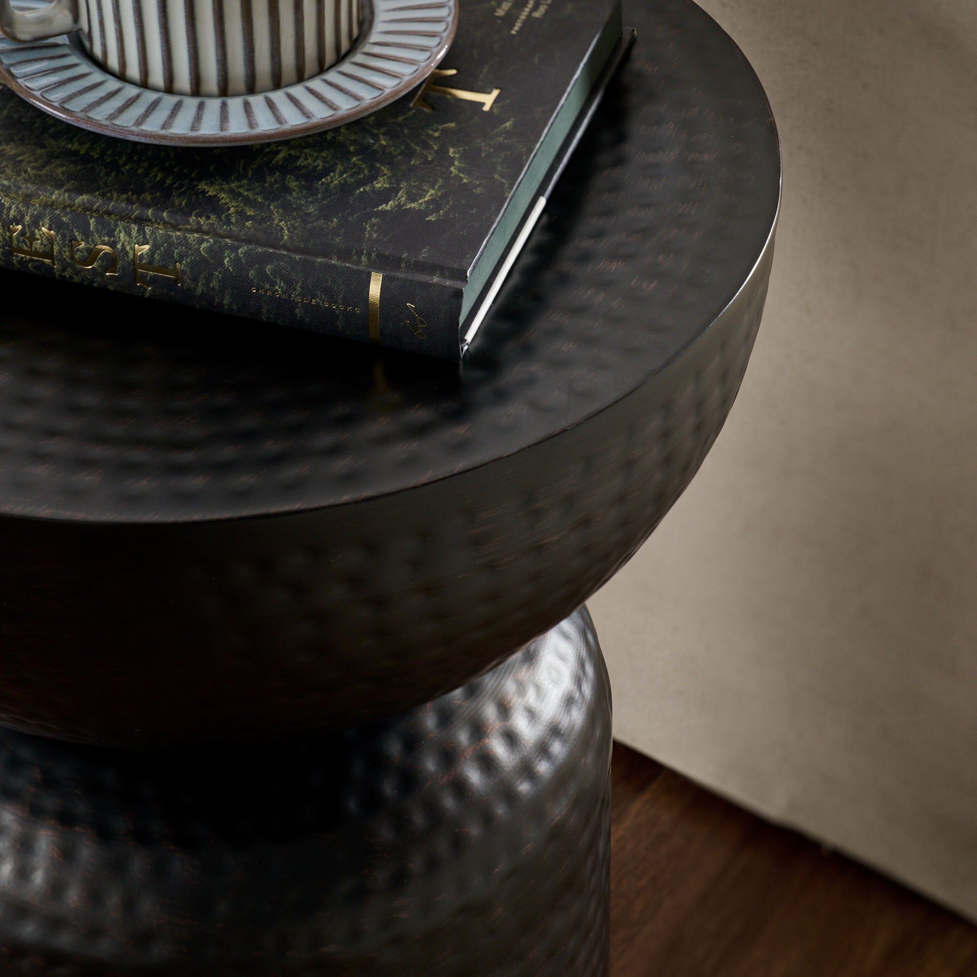 Modway Mella Metal Hammered Side Table
