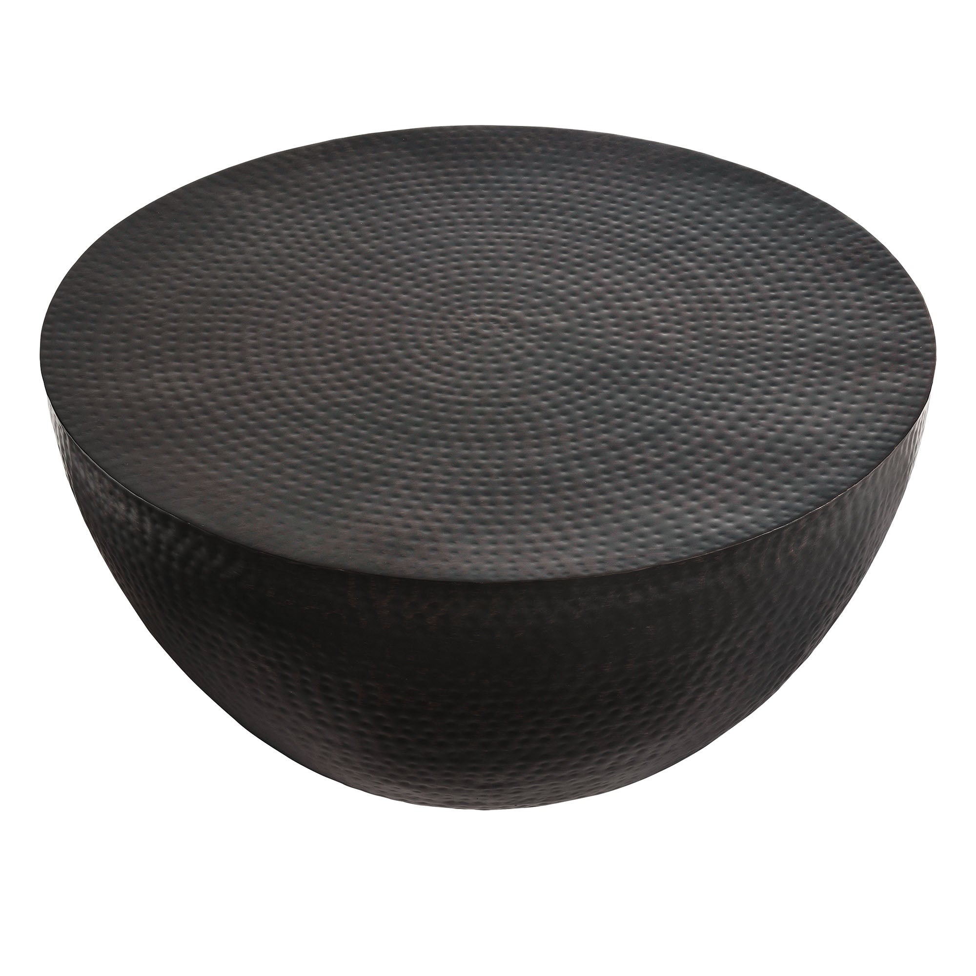 Modway Mella 32 Inch Metal Hammered Coffee Table