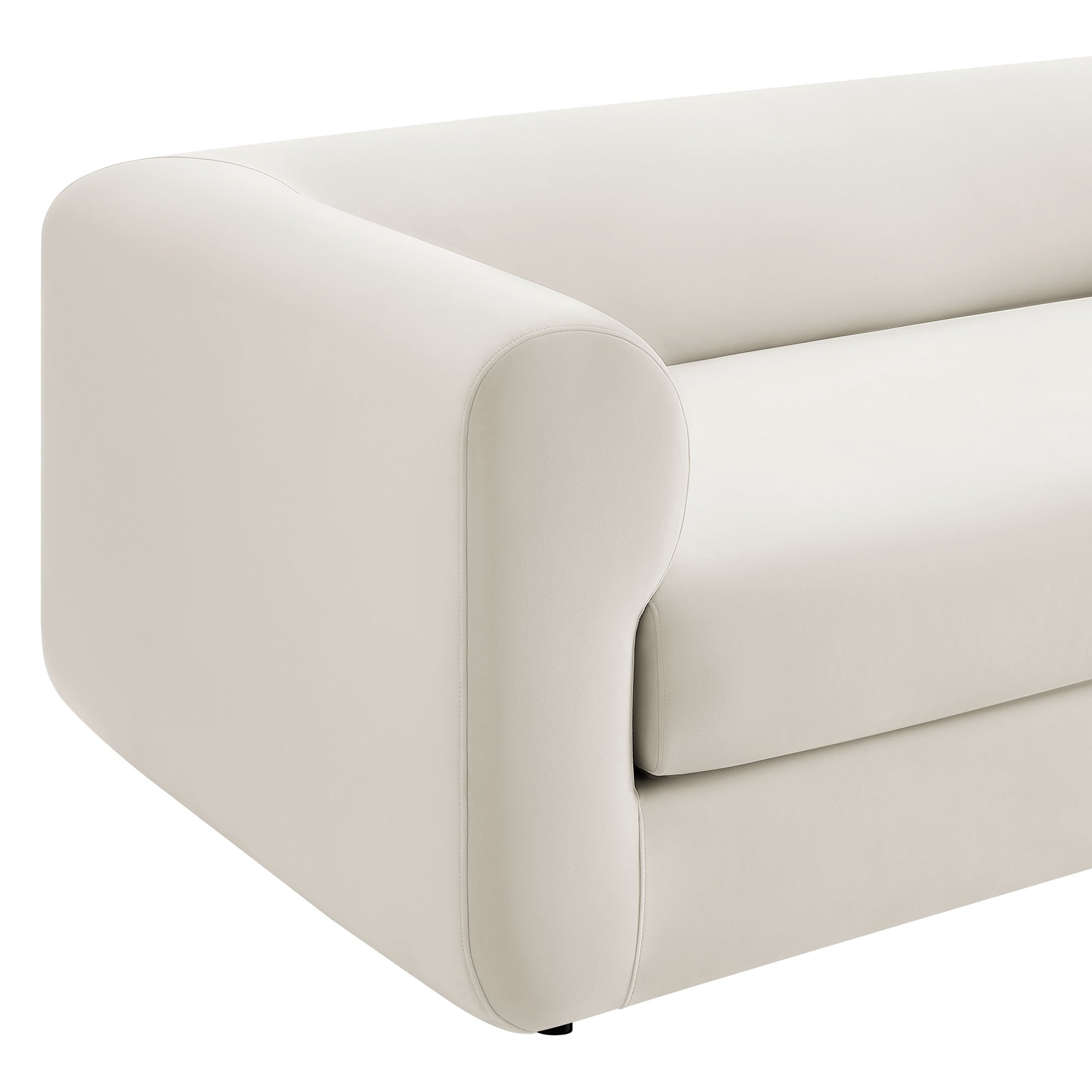 Modway Leif 89" Performance Velvet Upholstered Sofa