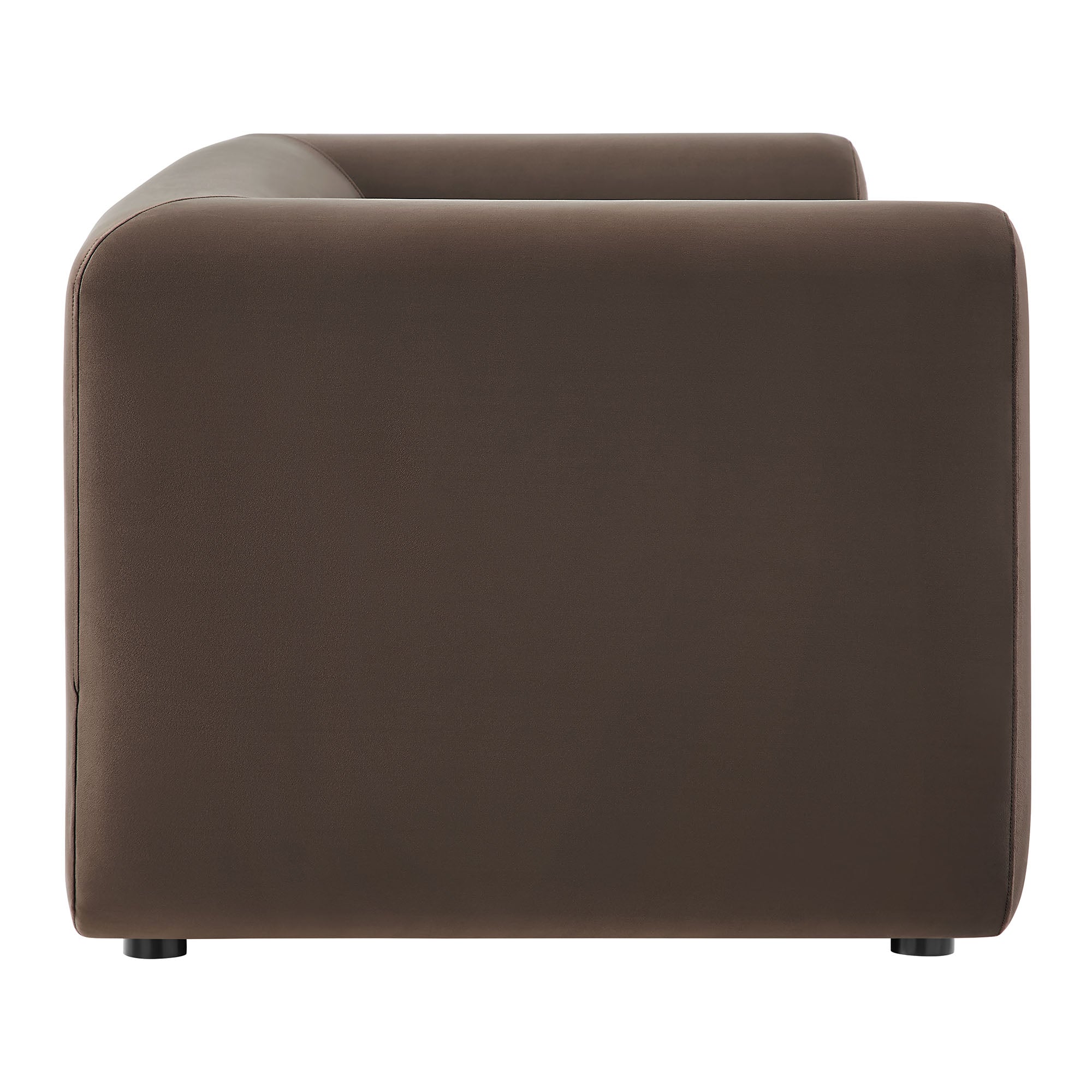 Modway Leif 89" Performance Velvet Upholstered Sofa