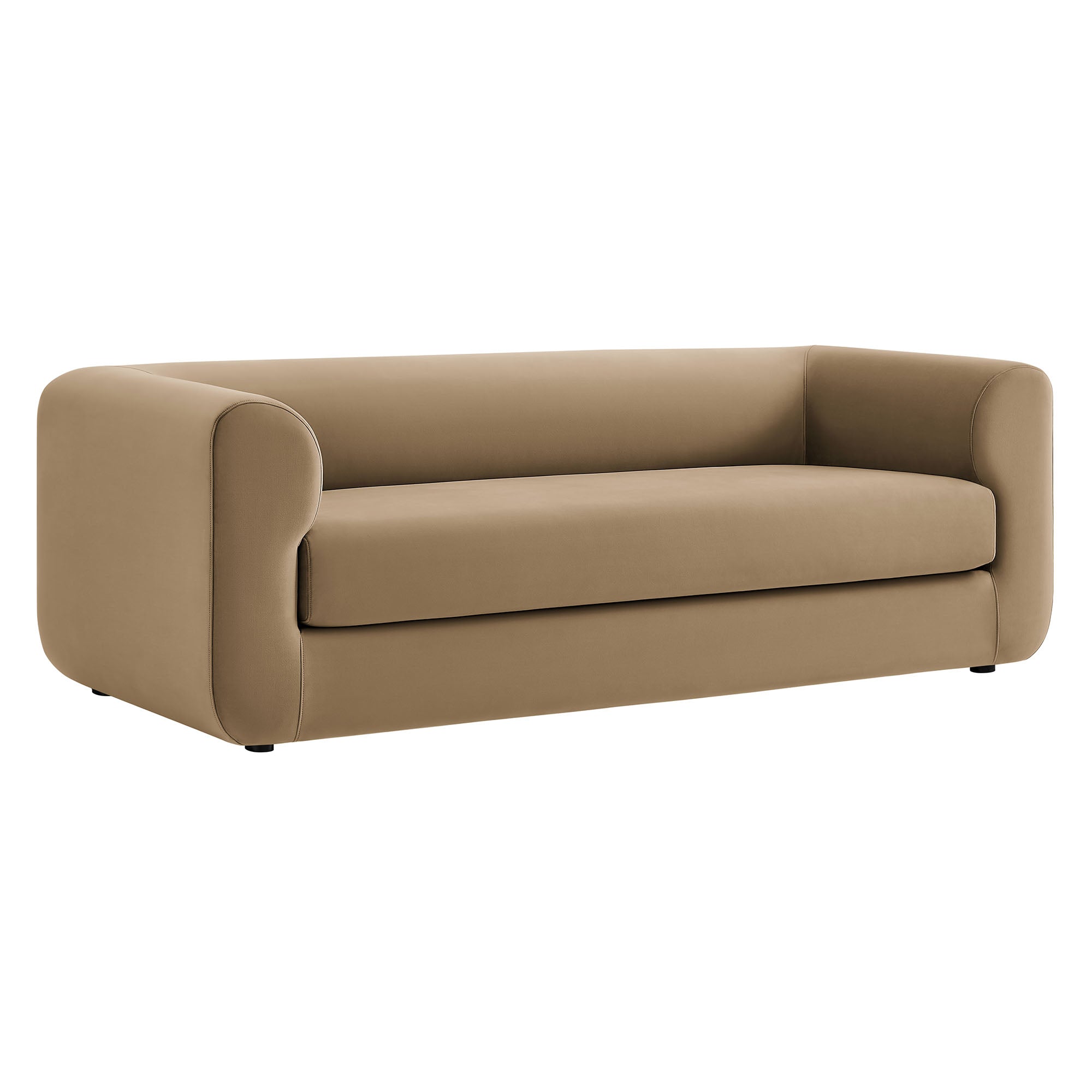 Modway Leif 89" Performance Velvet Upholstered Sofa