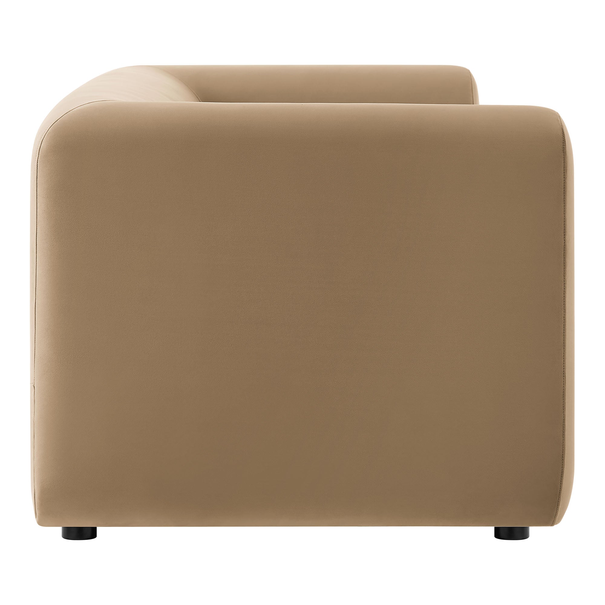 Modway Leif 89" Performance Velvet Upholstered Sofa