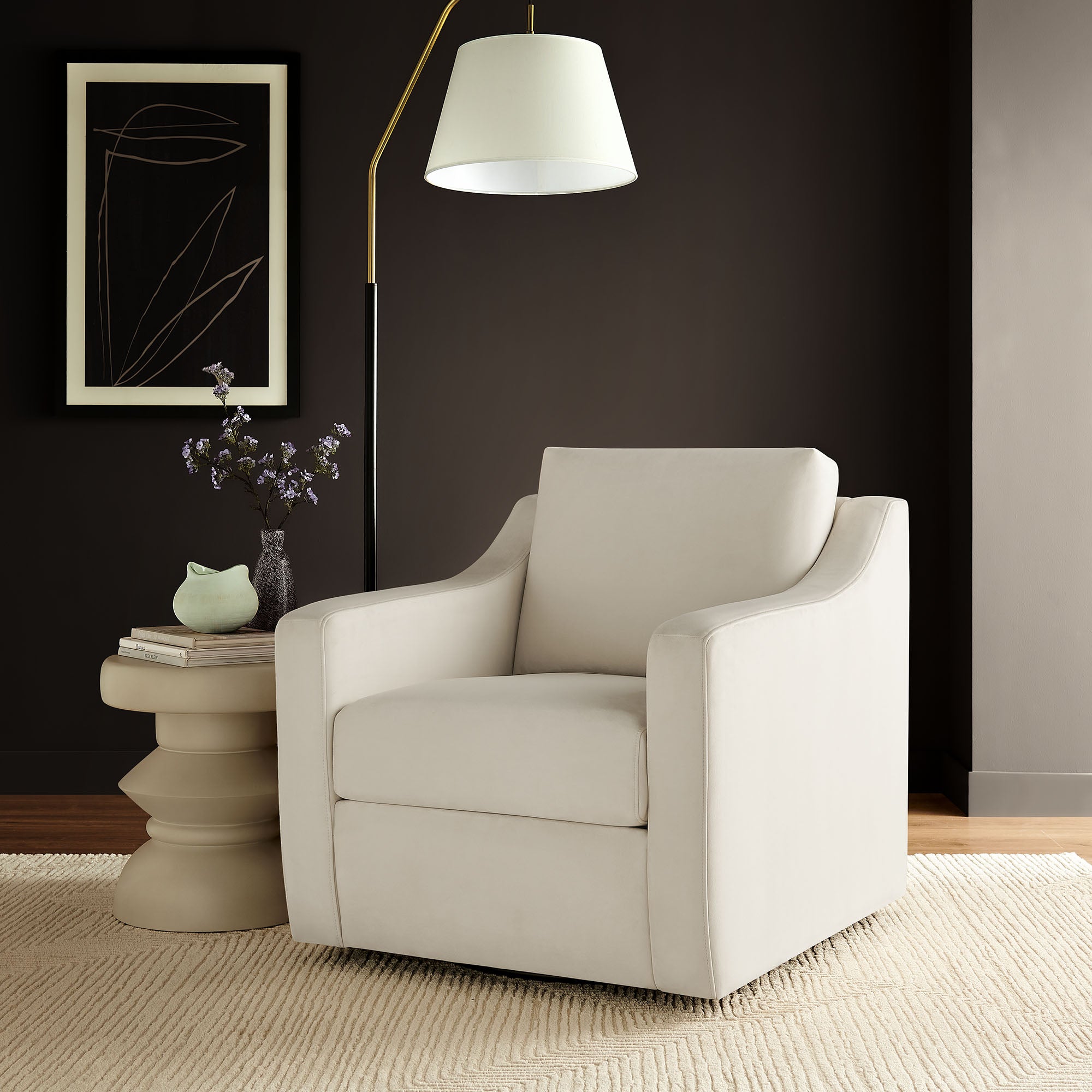 Modway Liora Performance Velvet Armchair