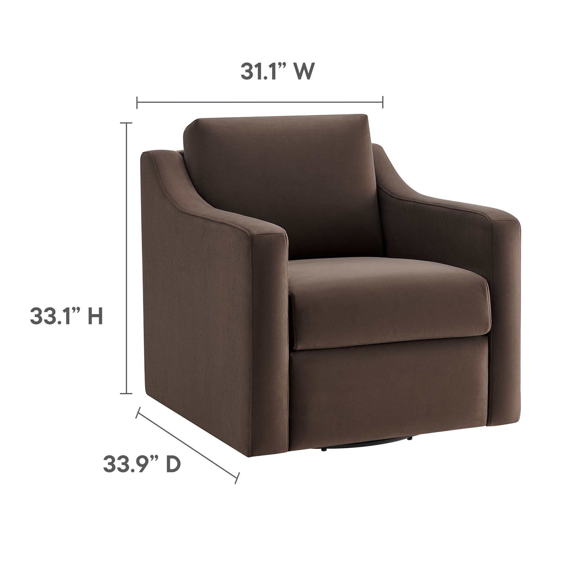 Modway Liora Performance Velvet Armchair