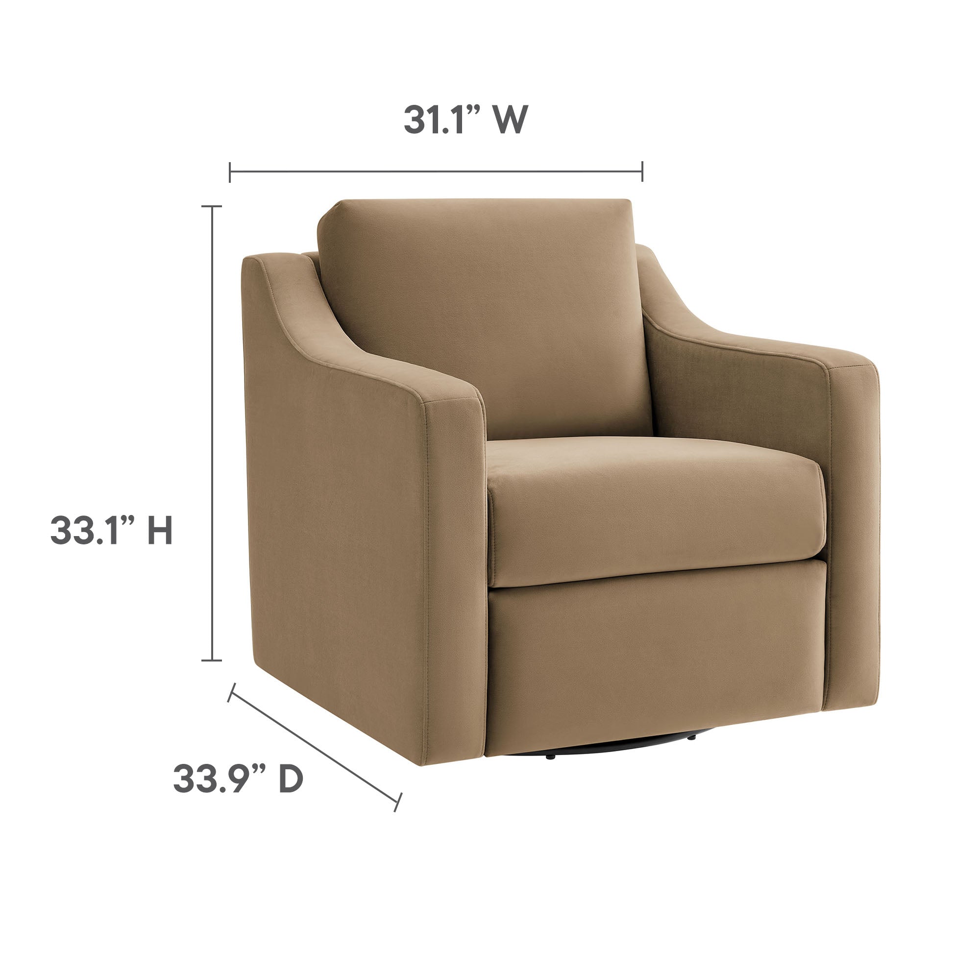 Modway Liora Performance Velvet Armchair