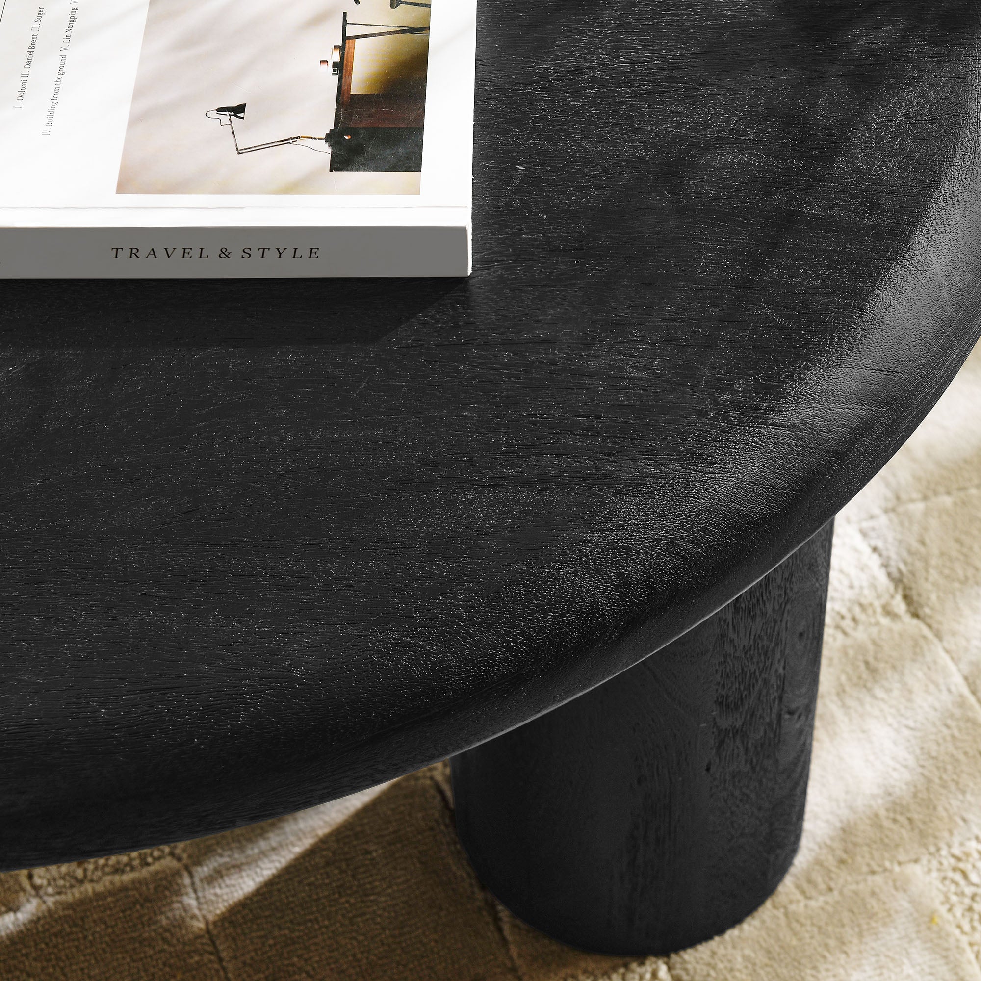 Modway Mavina Round Mango Wood Coffee Table
