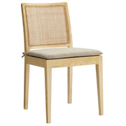 Modway Ovard Wood and Rattan Dining Chair