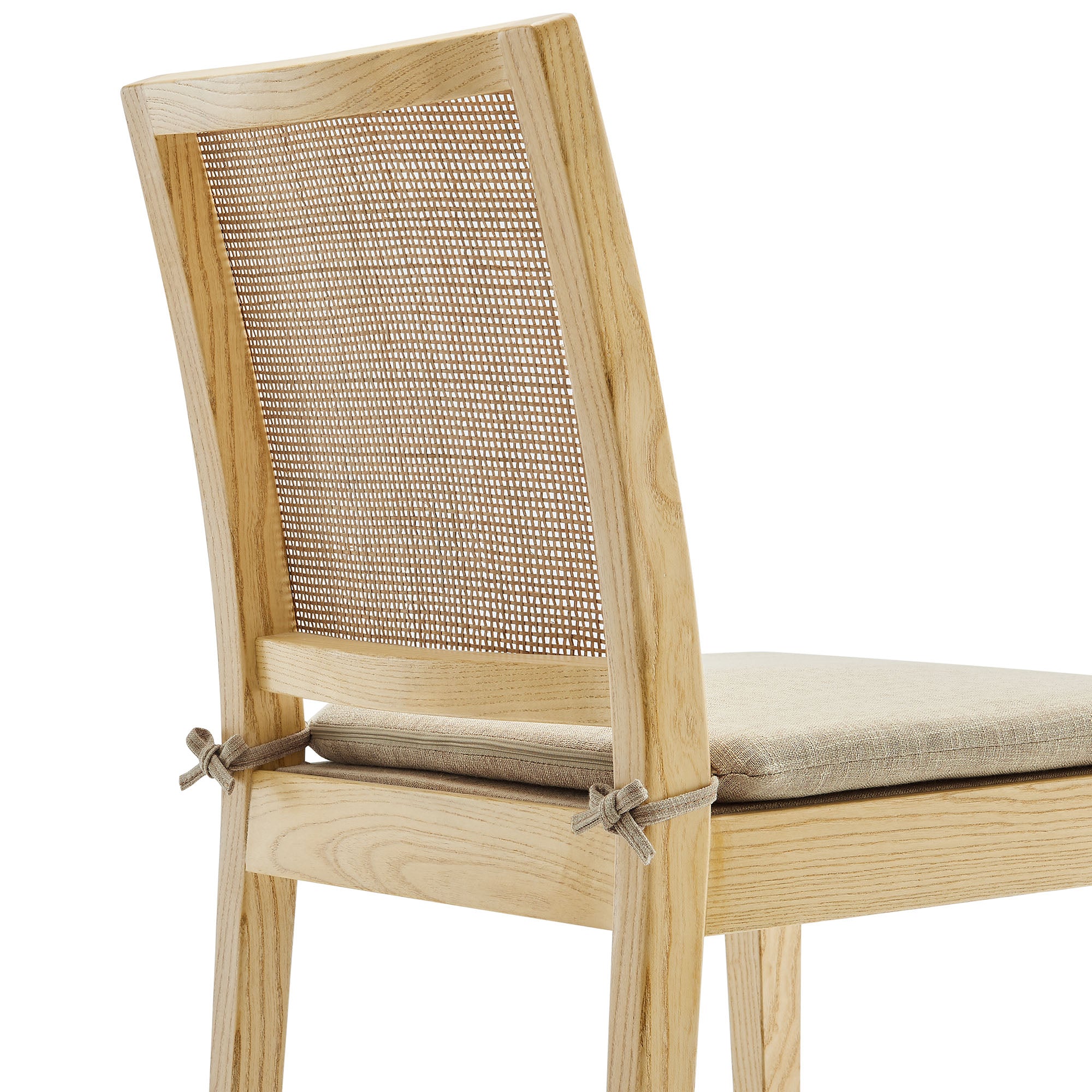 Modway Ovard Wood and Rattan Dining Chair