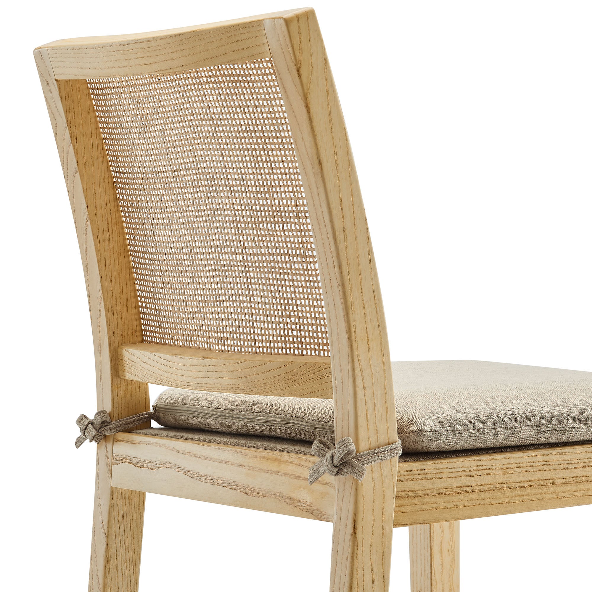 Modway Ovard Wood and Rattan Counter Stool