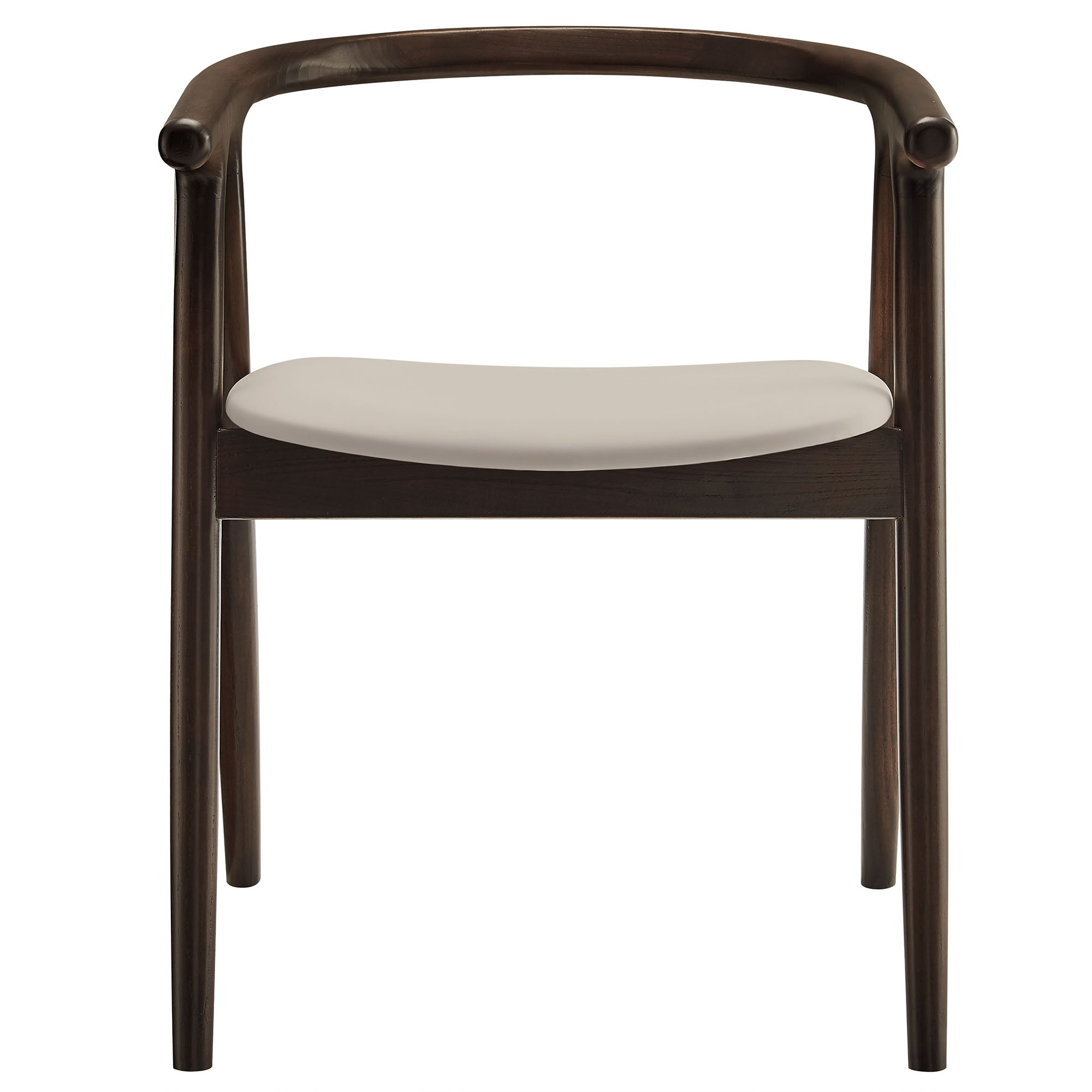 Modway Henry Vegan Leather and Wood Dining Chair
