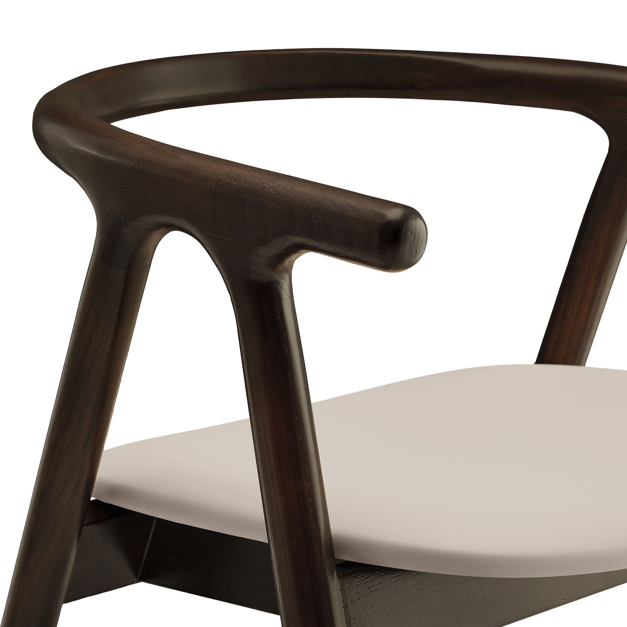 Modway Henry Vegan Leather and Wood Dining Chair