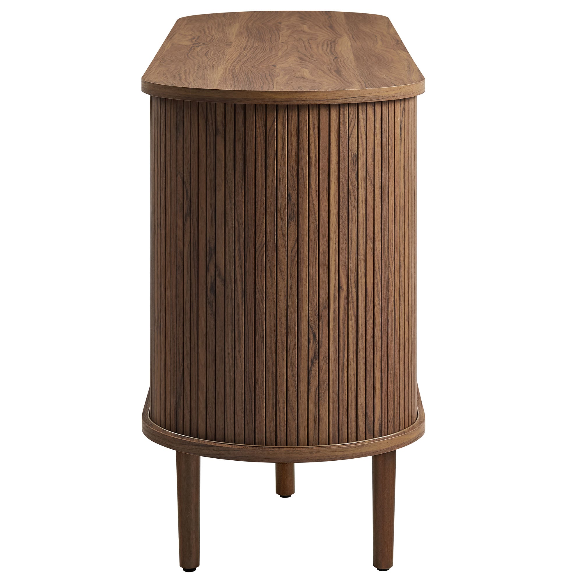 Modway Harlan 67" Fluted Oval Sideboard Cabinet