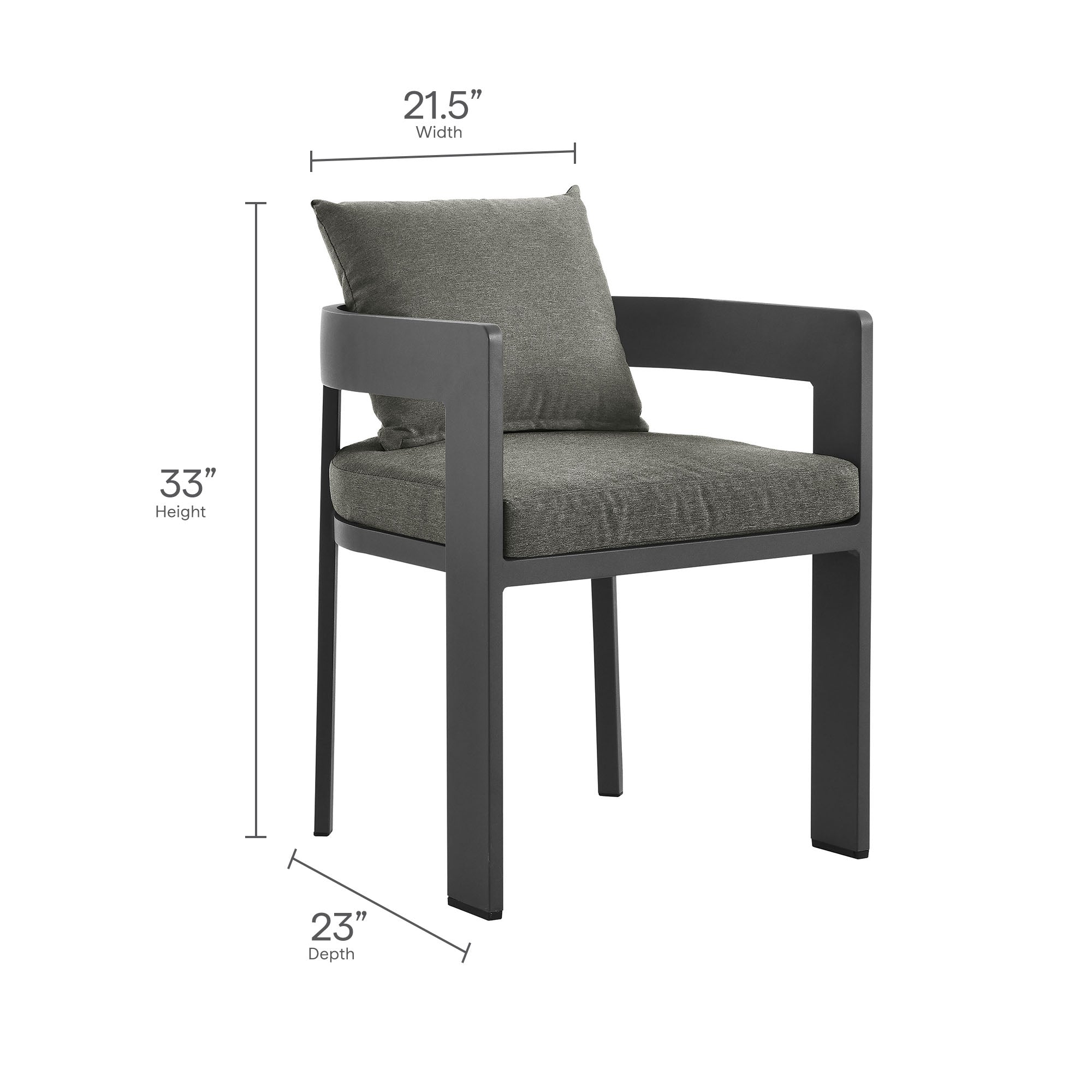 Modway Tahoe 9-Piece Outdoor Patio Aluminum Dining Set With Extendable Table