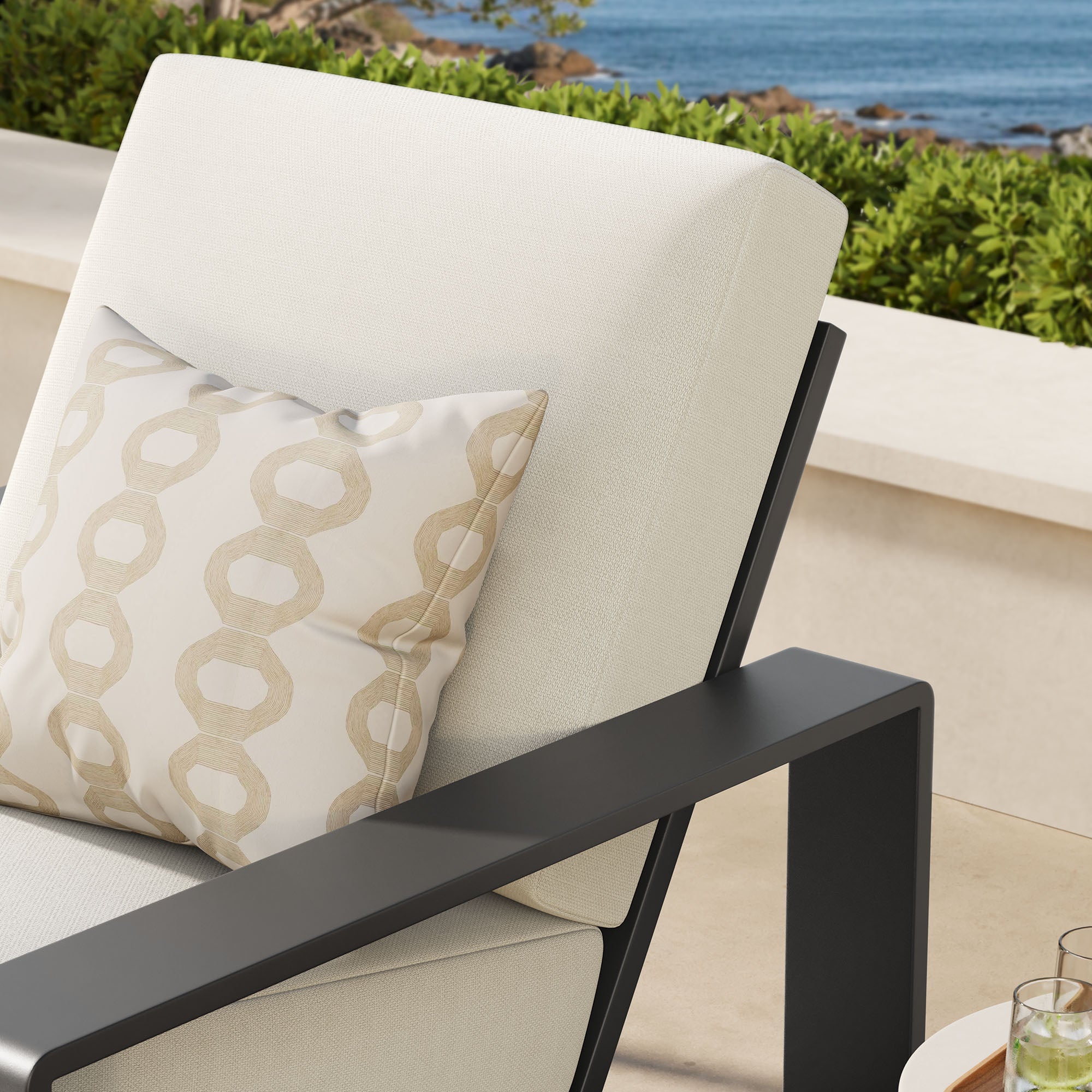 Modway Lirienne Outdoor Patio Aluminum Armchair